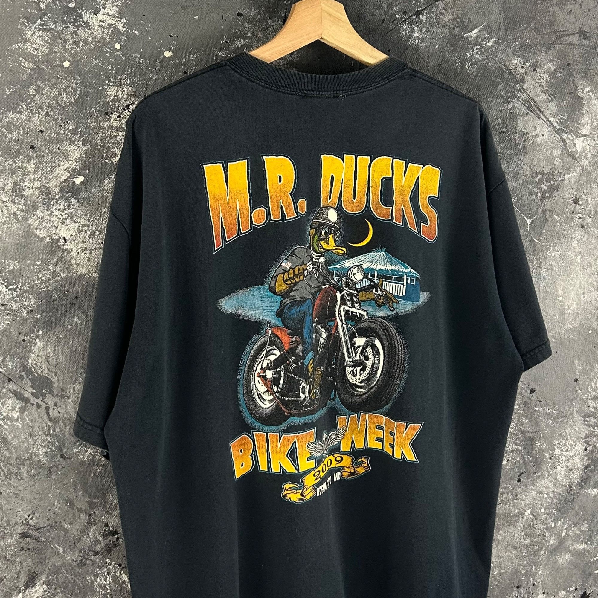 Harley Davidson × Vintage Vintage 2000’s Mr. Ducks biker shirt Size US XL / EU 56 / 4 - 3 Thumbnail