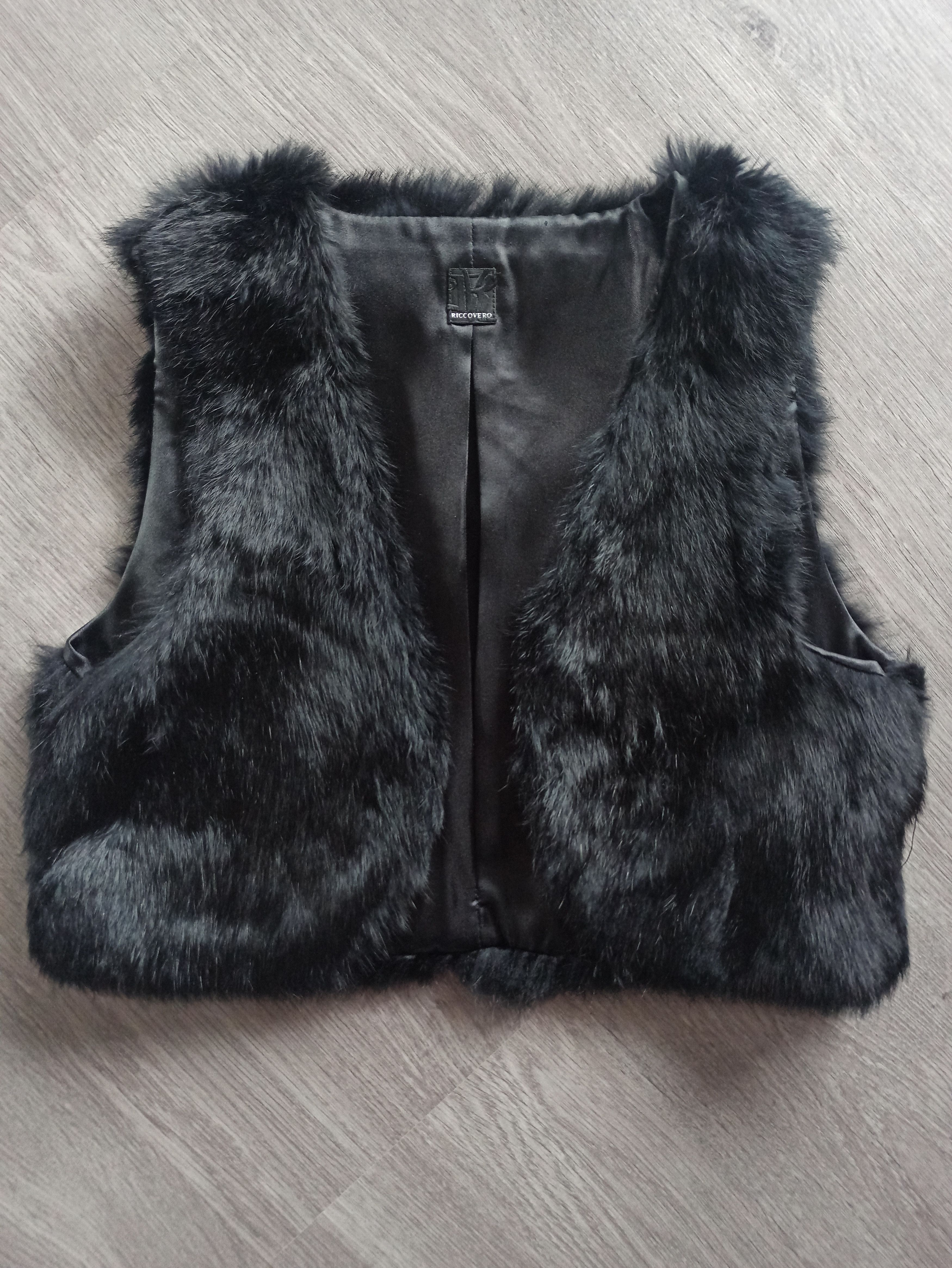 Other Black Real rabbit fur size 36 Ricco vero Size S / US 4 / IT 40 - 1 Thumbnail