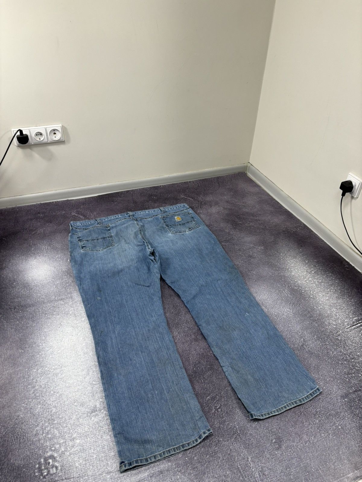 Carhartt Vintage Carhartt Y2K Distressed Denim Hype Skate Baggy Jeans Size US 44 / EU 60 - 3 Thumbnail