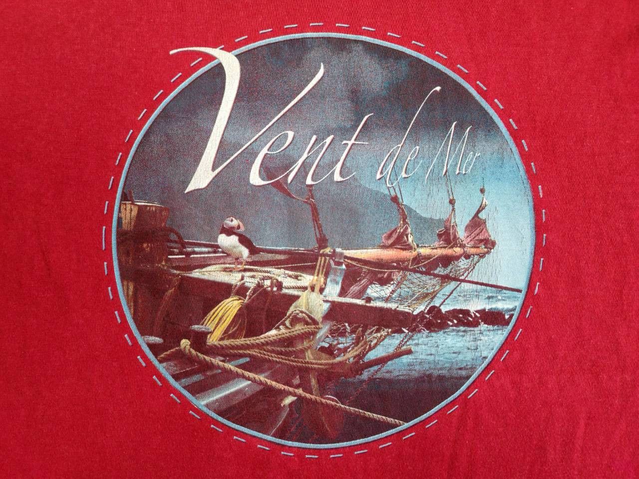 Other Vent de Mer Sailing Quotes 00's Vintage T Shirt 22.5/29 Size US L / EU 52-54 / 3 - 3 Thumbnail
