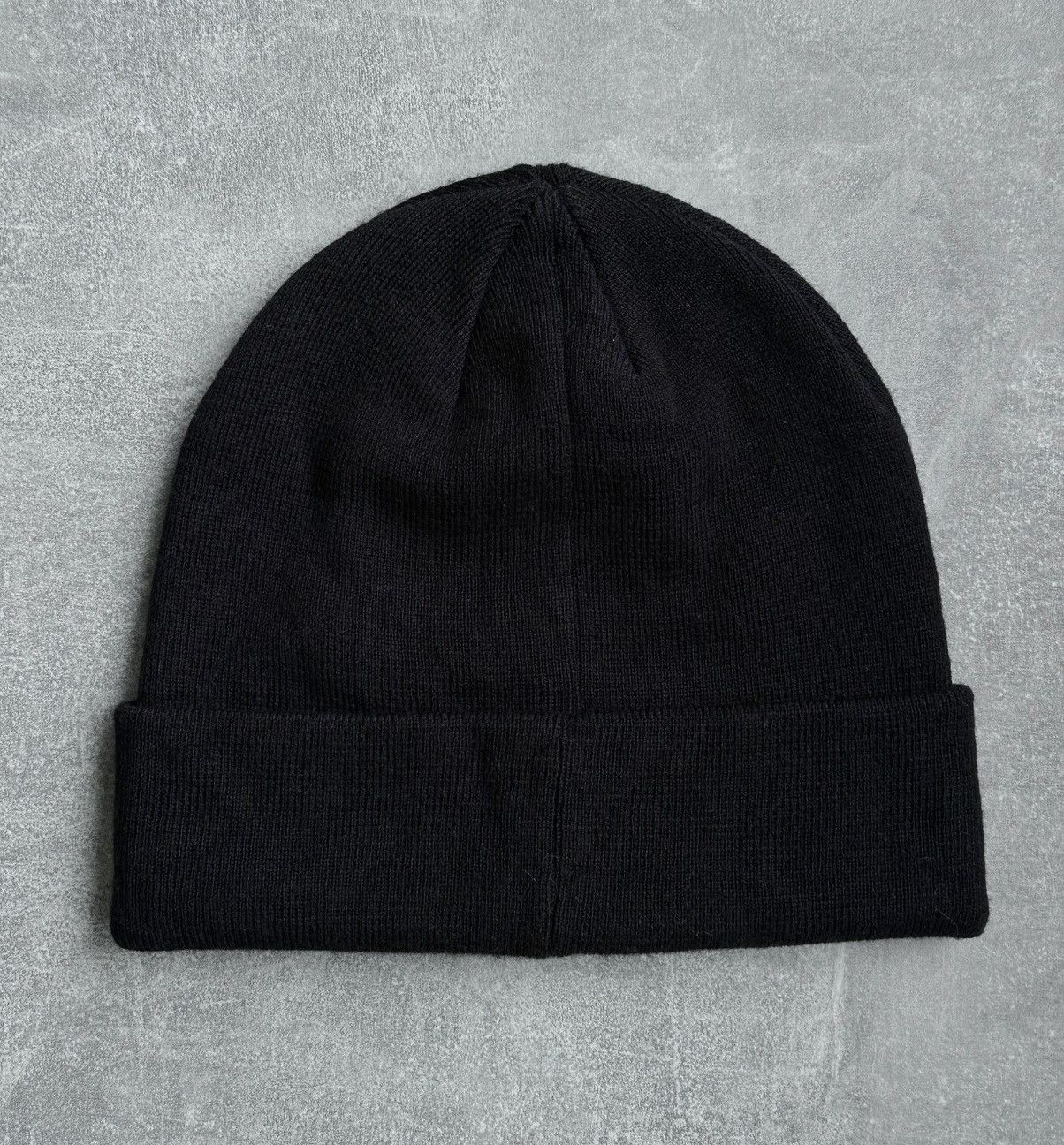 Allsaints AllSaints State Logo Beanie Hat – Black Wool Blend Knit Size ONE SIZE - 3 Thumbnail