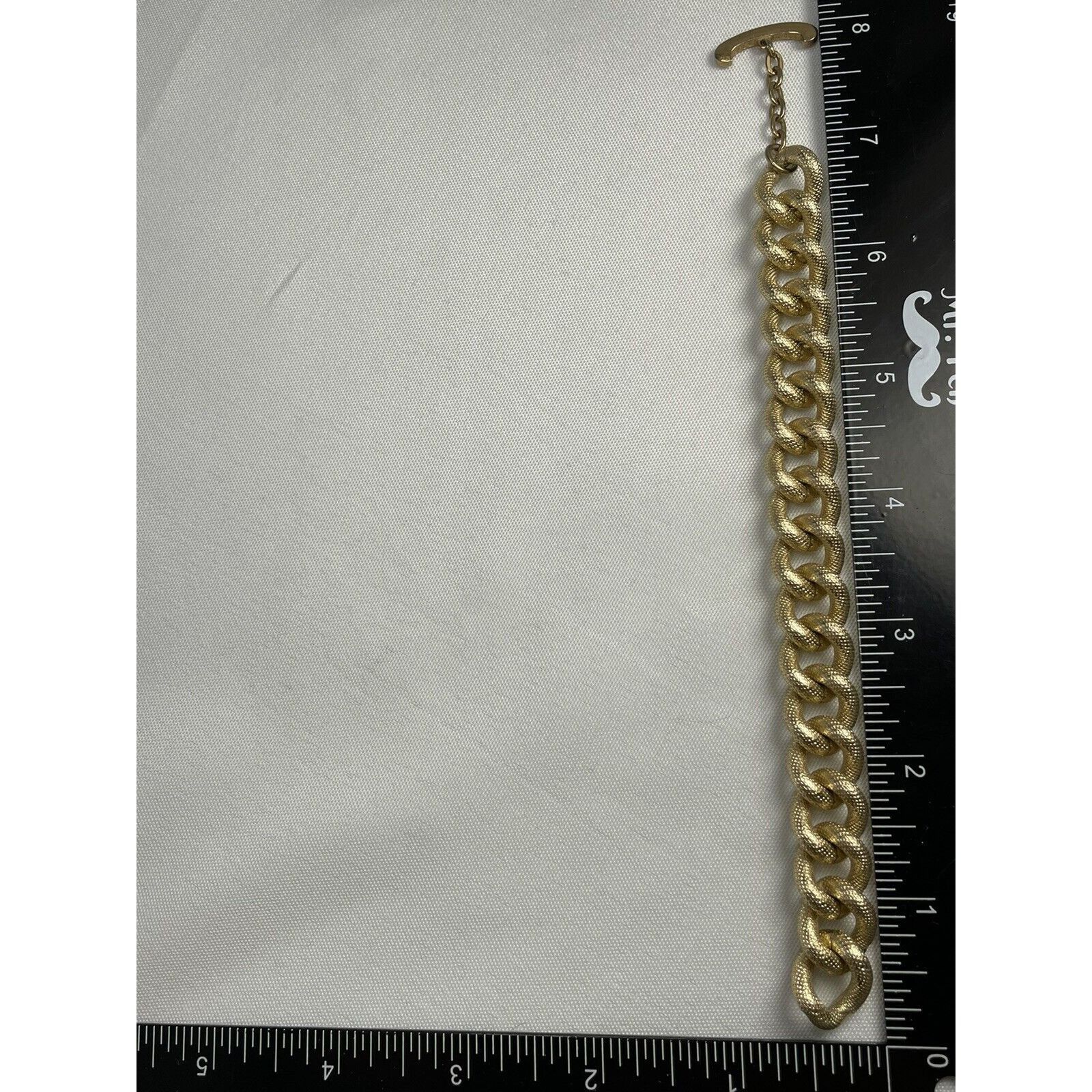 Vintage Women’s Bracelet Gold Metal Fashion Jewelry Chunky Chain Thi Size ONE SIZE - 8 Thumbnail