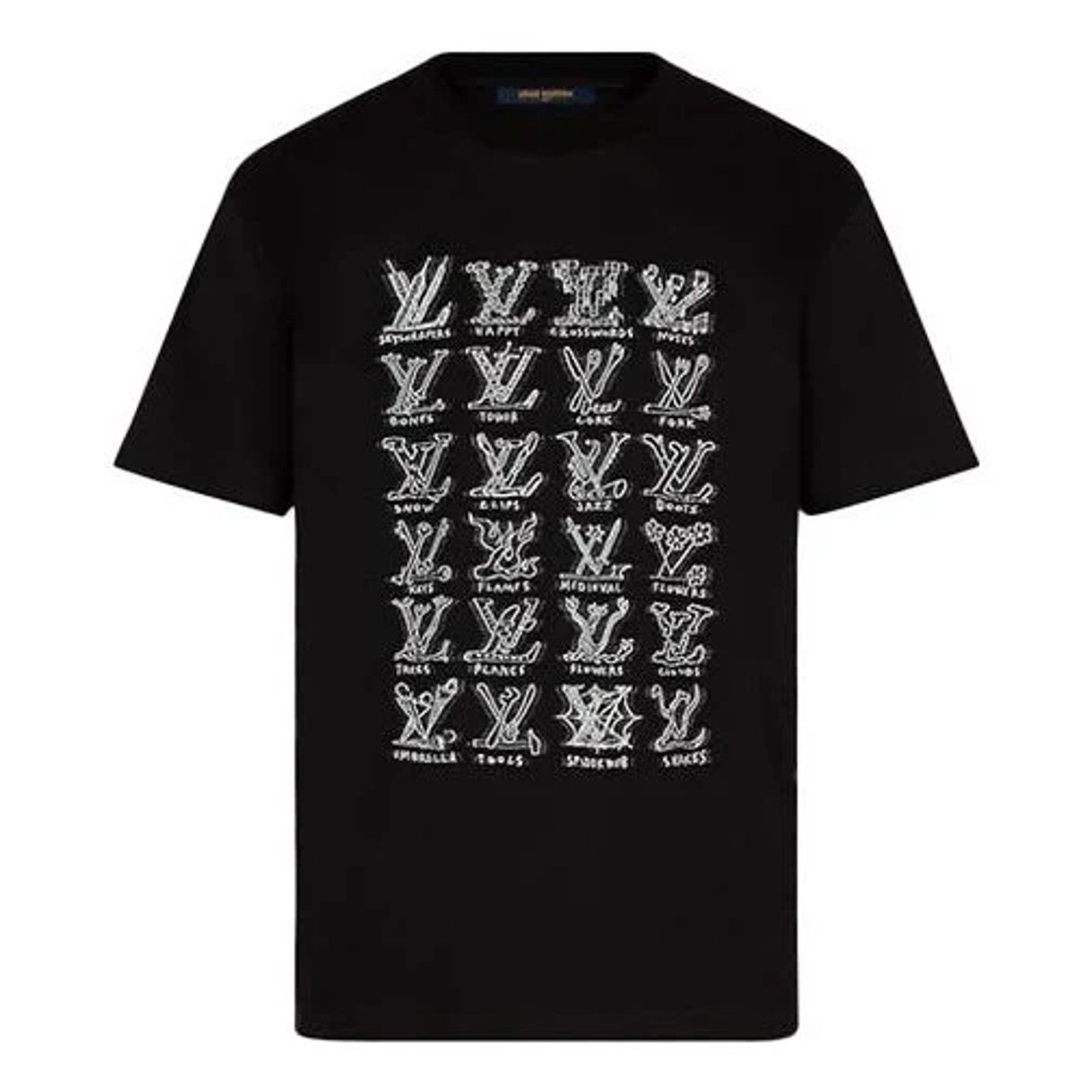 Louis Vuitton Louis Vuitton LV Cartoons Jacquard Black White Logo Short Size US L / EU 52-54 / 3 - 1 Thumbnail