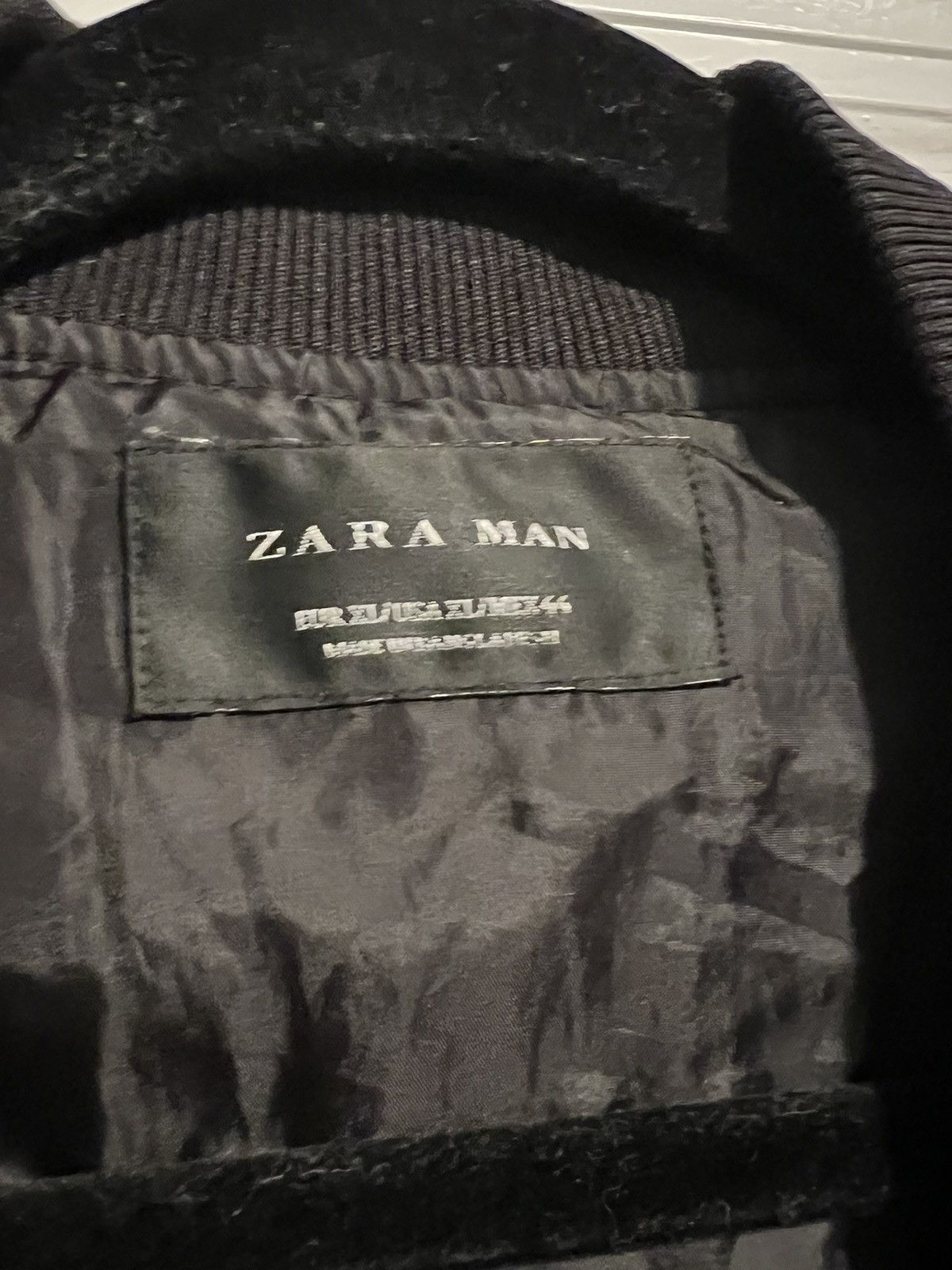 Zara Zara Man Black Bomber Jacket Size XL Size US XL / EU 56 / 4 - 4 Thumbnail
