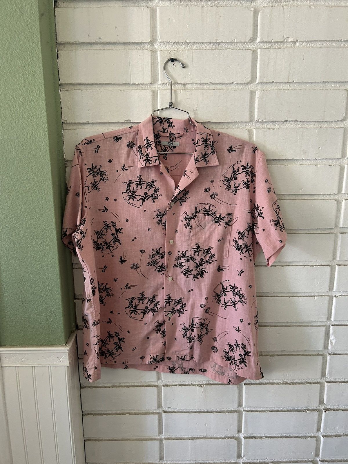 Bode Bode 1of1 Dancing Scene Shirt (sz L/XL) Size US L / EU 52-54 / 3 - 1 Thumbnail