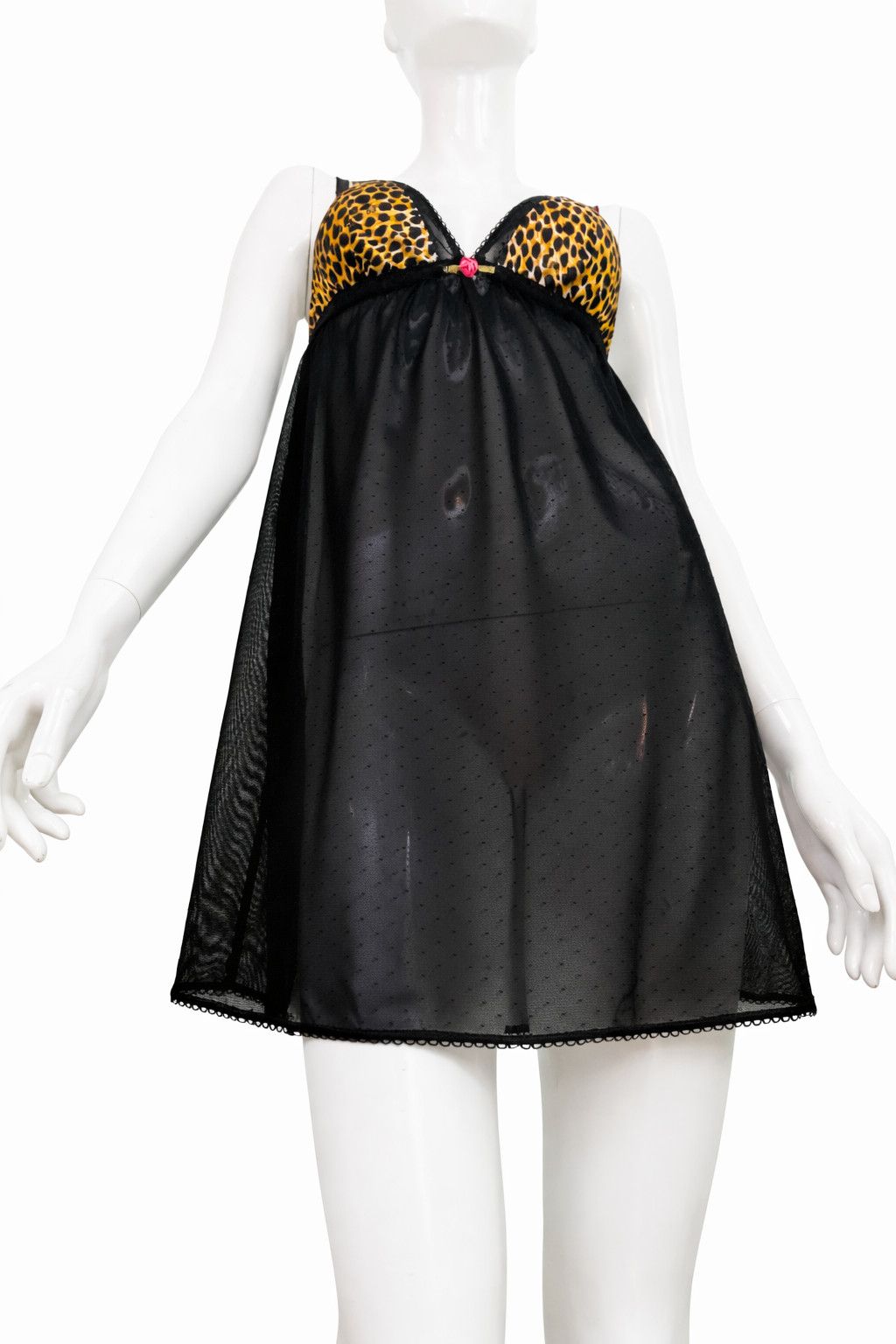 Dolce & Gabbana Dolce & Gabbana D&G Leopard Animal Babydoll Slip Dress Size M / US 6-8 / IT 42-44 - 3 Thumbnail