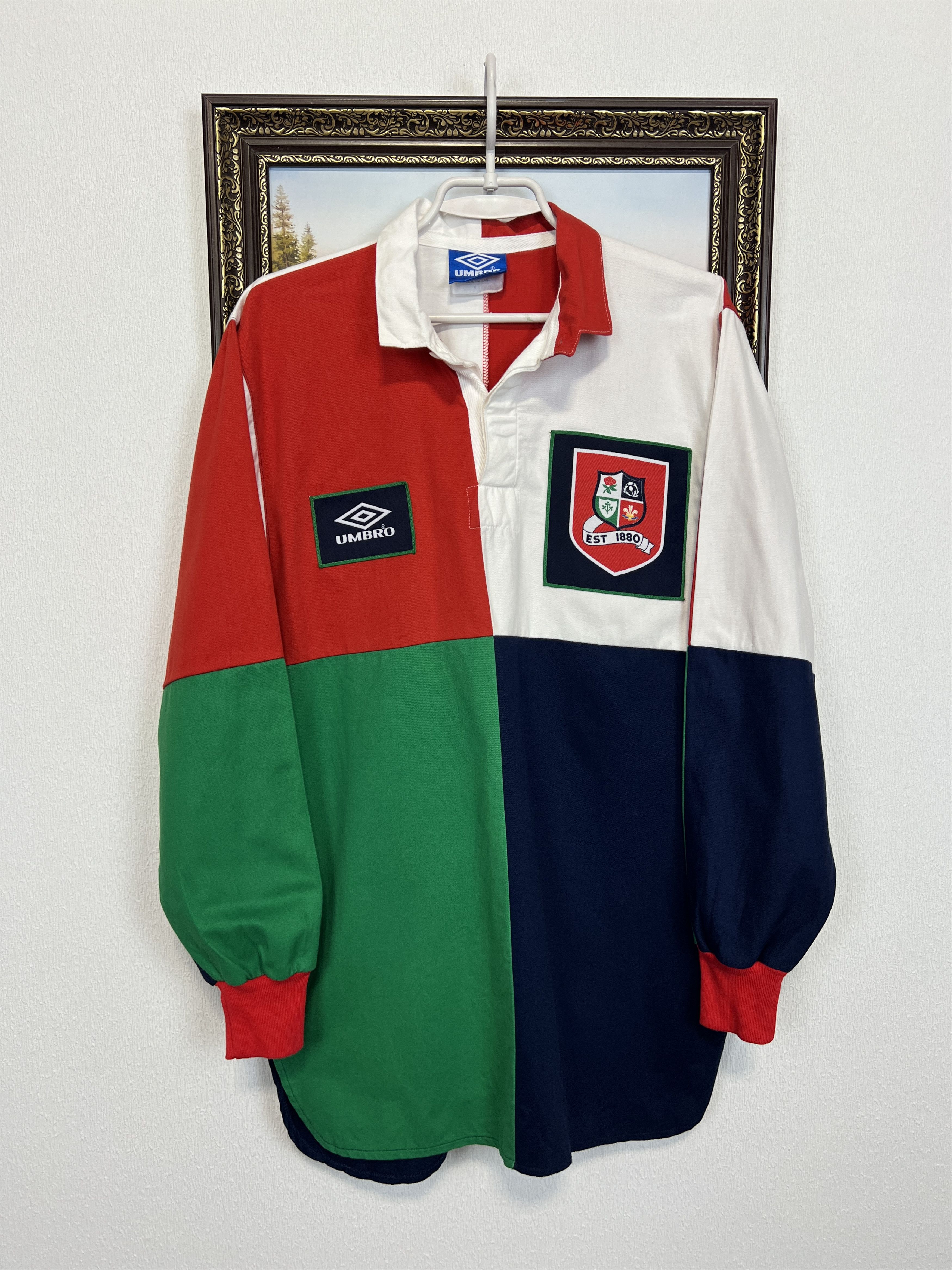 Umbro Vintage British and Irish Lions Rugby Union Jersey Trikot Size US M / EU 48-50 / 2 - 1 Thumbnail