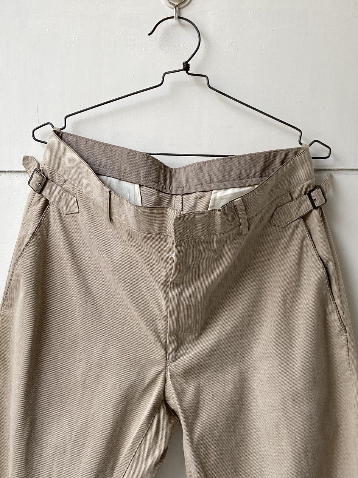 Yohji Yamamoto A.A.R Yohji Yamamoto Durban Cream Long Pants Size US 30 / EU 46 - 2 Thumbnail