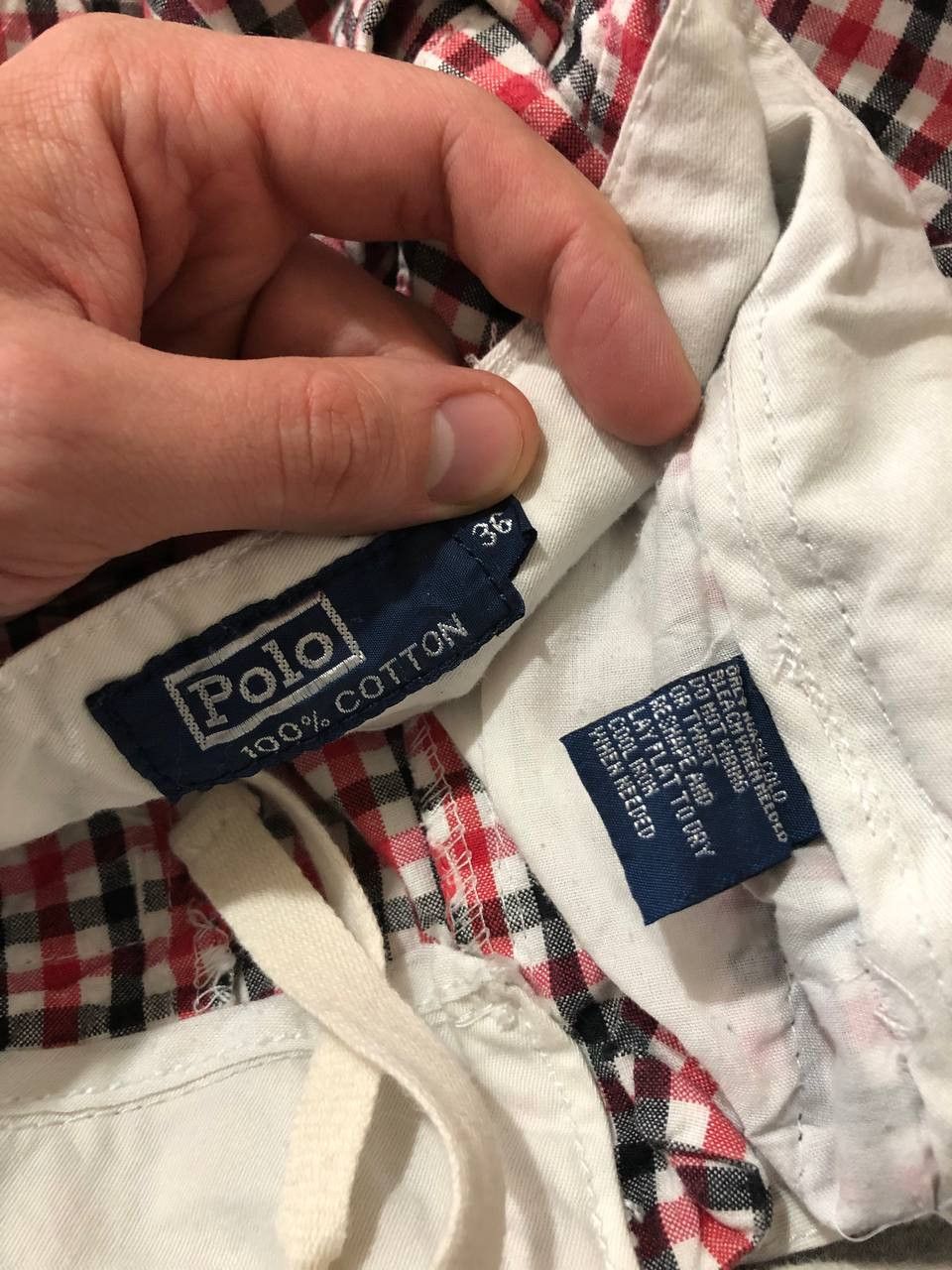Polo Ralph Lauren Vintage Polo Ralph Lauren Check Shorts size 36 Size US 36 / EU 52 - 6 Thumbnail
