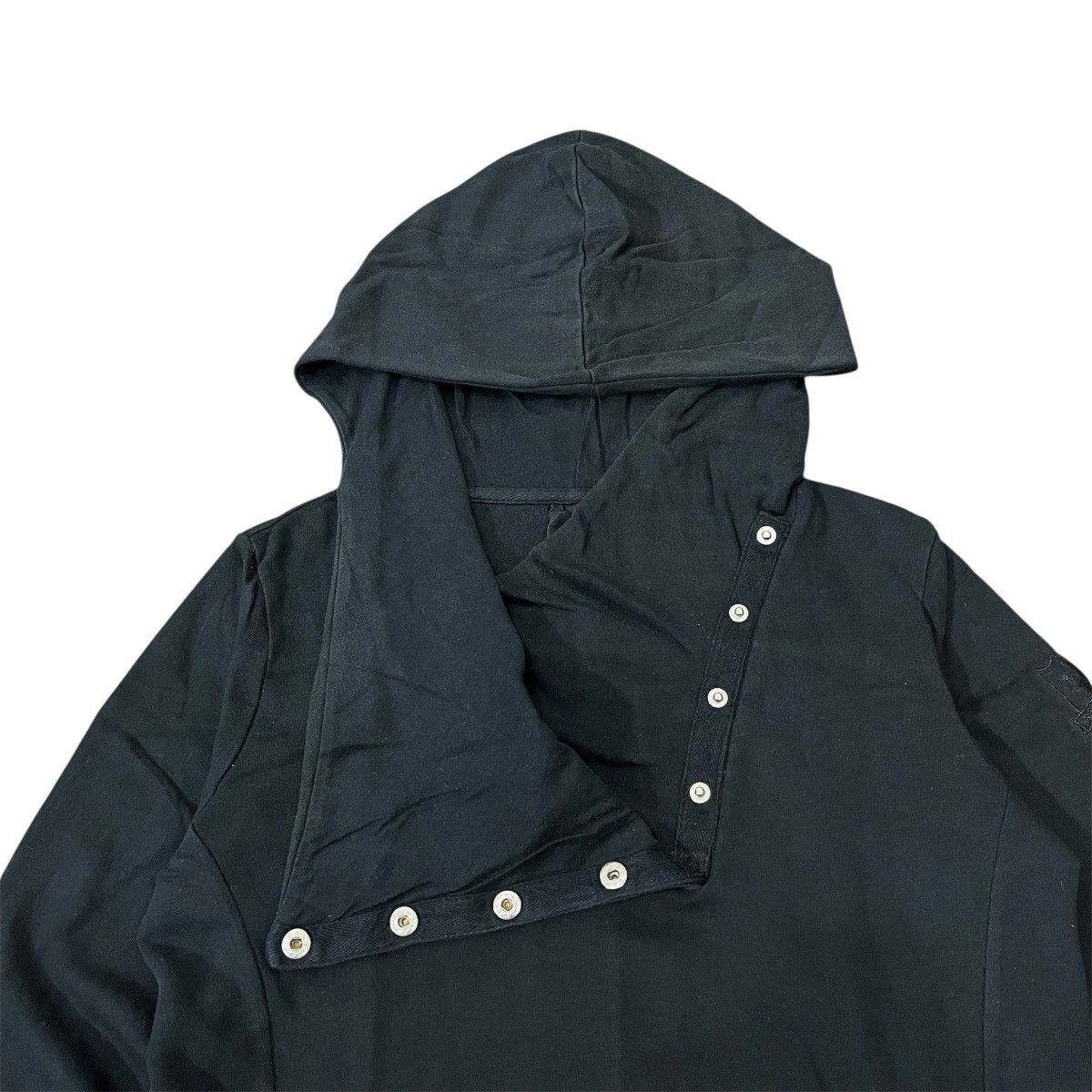 Japanese Brand 2000s DOHC - Asymmetrical Button Hoodie Size US M / EU 48-50 / 2 - 2 Thumbnail