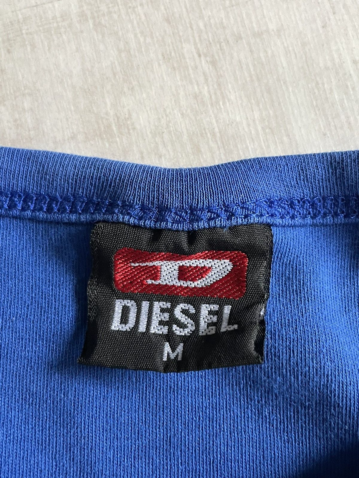 Diesel × Vintage Vintage Diesel 90’s Air Force T-Shirt Blue Y2K Rare Size US M / EU 48-50 / 2 - 7 Thumbnail