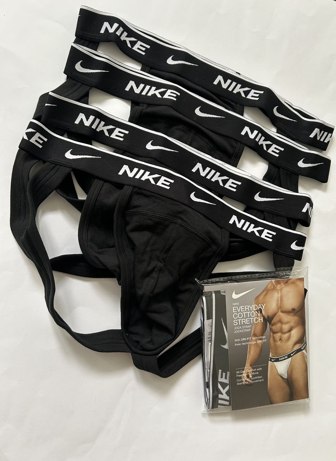 Nike Nike Everyday cotton jockstrap underwear All sizes 1 Pair Size ONE SIZE - 2 Thumbnail