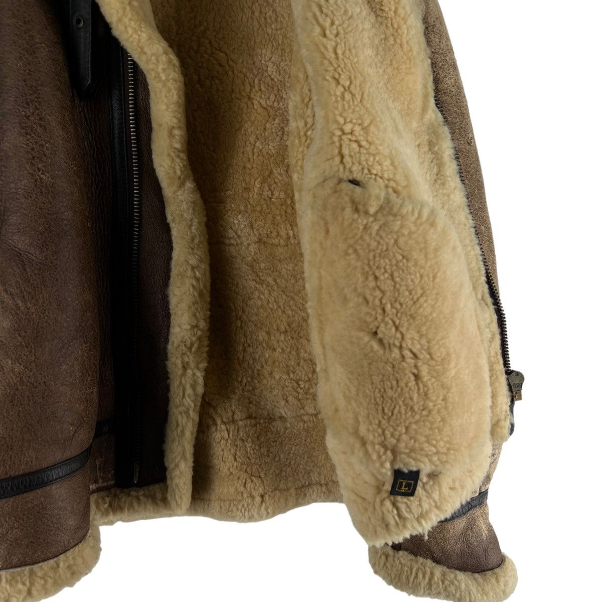 Other 🔥90’s VINTAGE SHEARLING LEATHER B 3 JACKET AVIREX DESIGN Size US L / EU 52-54 / 3 - 10 Thumbnail