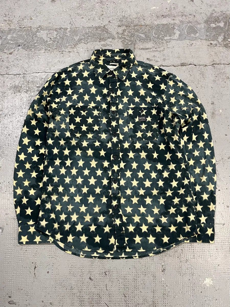 Polo Ralph Lauren 2010s Ralph Lauren Bue Star Print Shirt Size US M / EU 48-50 / 2 - 1 Thumbnail