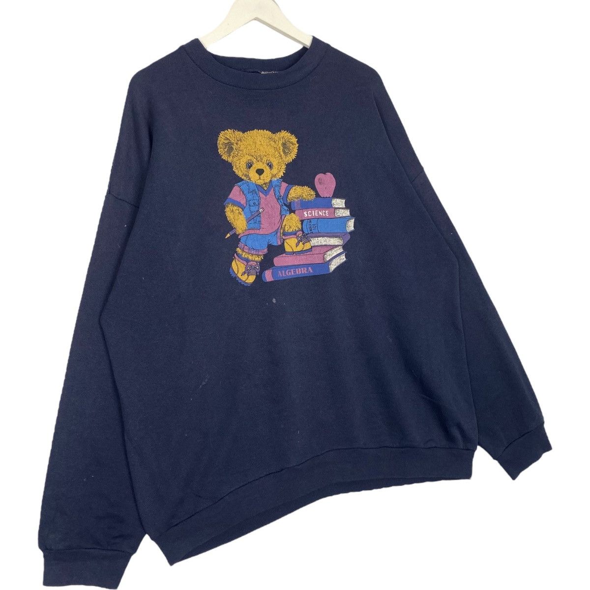 Vintage Vintage 80/90s Bears Sweatshirt Navy Blue Made In USA Size XL / US 12-14 / IT 48-50 - 3 Thumbnail