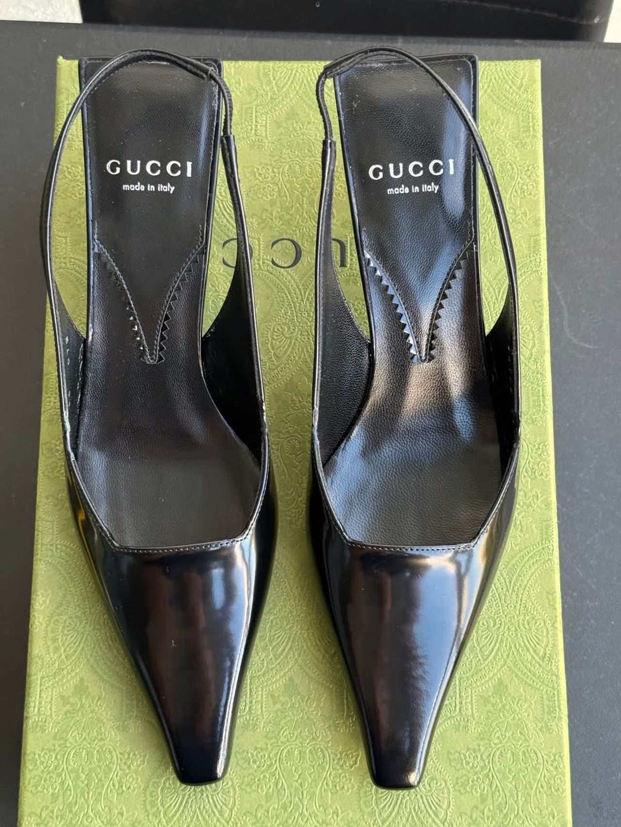 Gucci Gucci Interlocking G Slingback Pumps Size US 6.5 / IT 36.5 - 2 Thumbnail