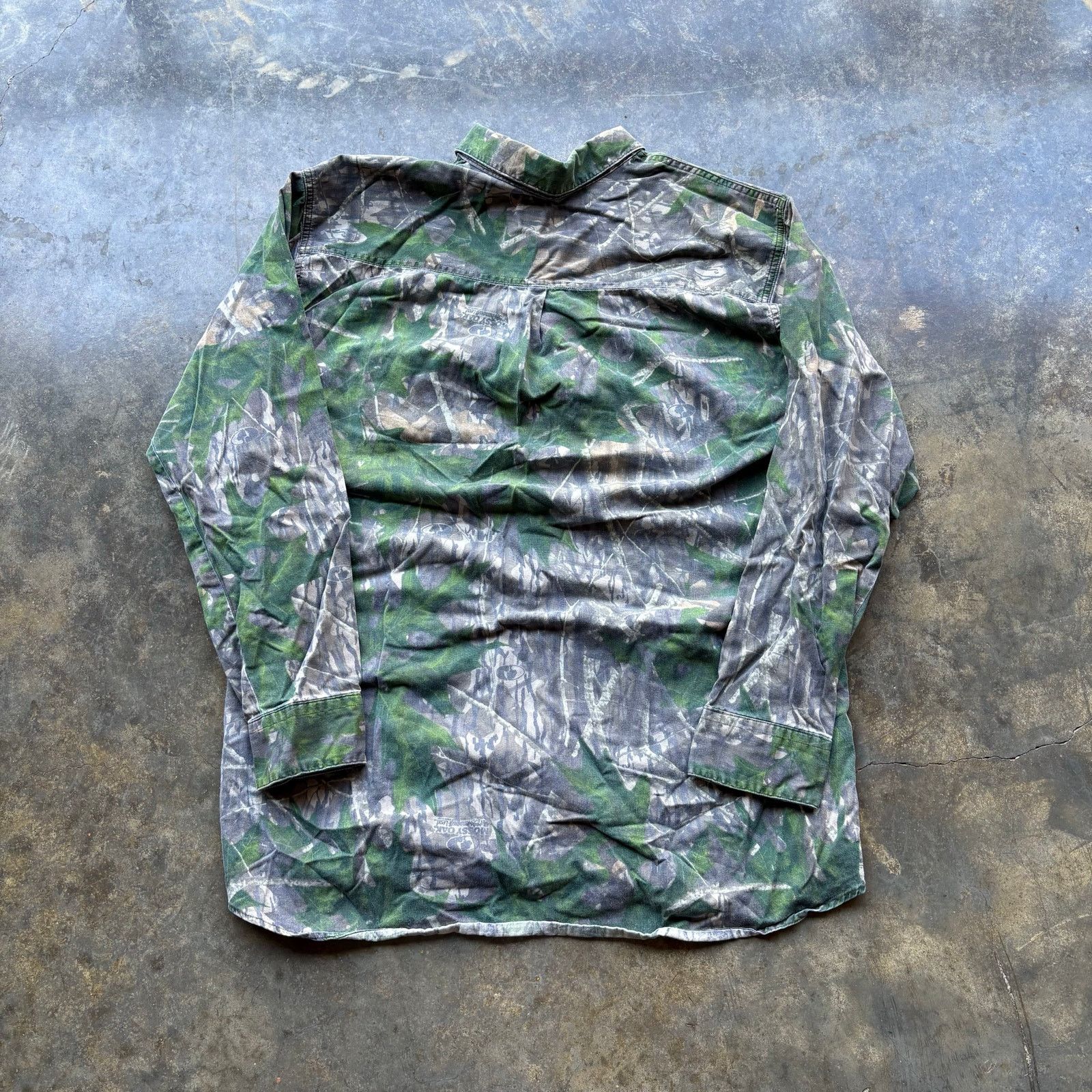 NFL Vintage 90s Mossy oaks Camouflage Shirt Size US XL / EU 56 / 4 - 4 Thumbnail