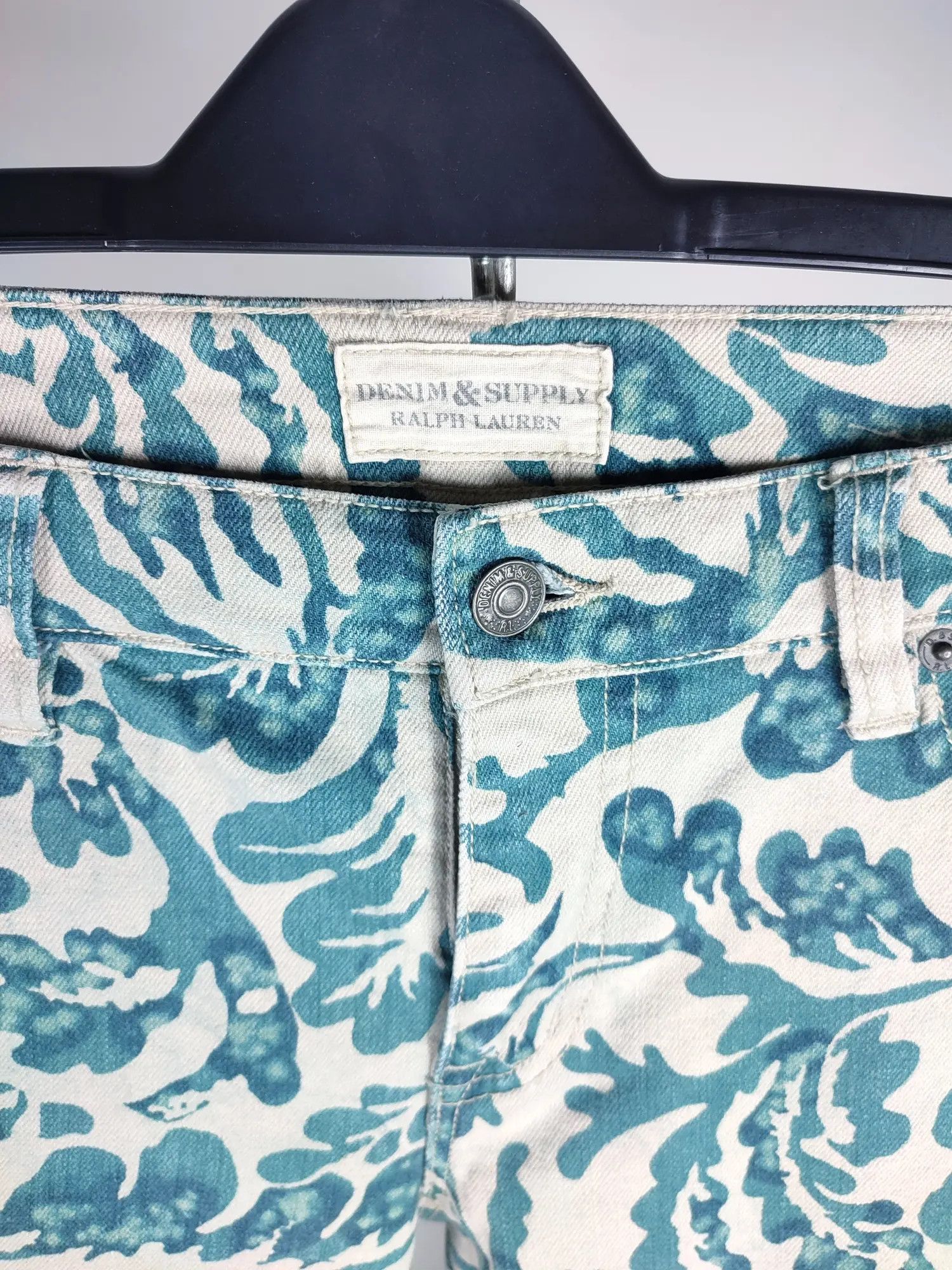 Denim & Supply Ralph Lauren × Ralph Lauren Polo Ralph Lauren floral print slim denim pants Size 30" / US 8 / IT 44 - 7 Thumbnail