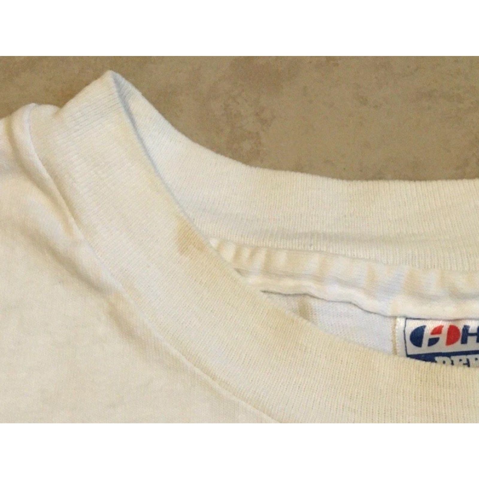 Vintage Vtg 90s Purr-fectly Ok To Make Mistakes Faded Shirt L Funny Saying Animal Cat Shirt Mens White 1990s Humor Dogs Cats Vintage 90s USA Size US L / EU 52-54 / 3 - 7 Thumbnail