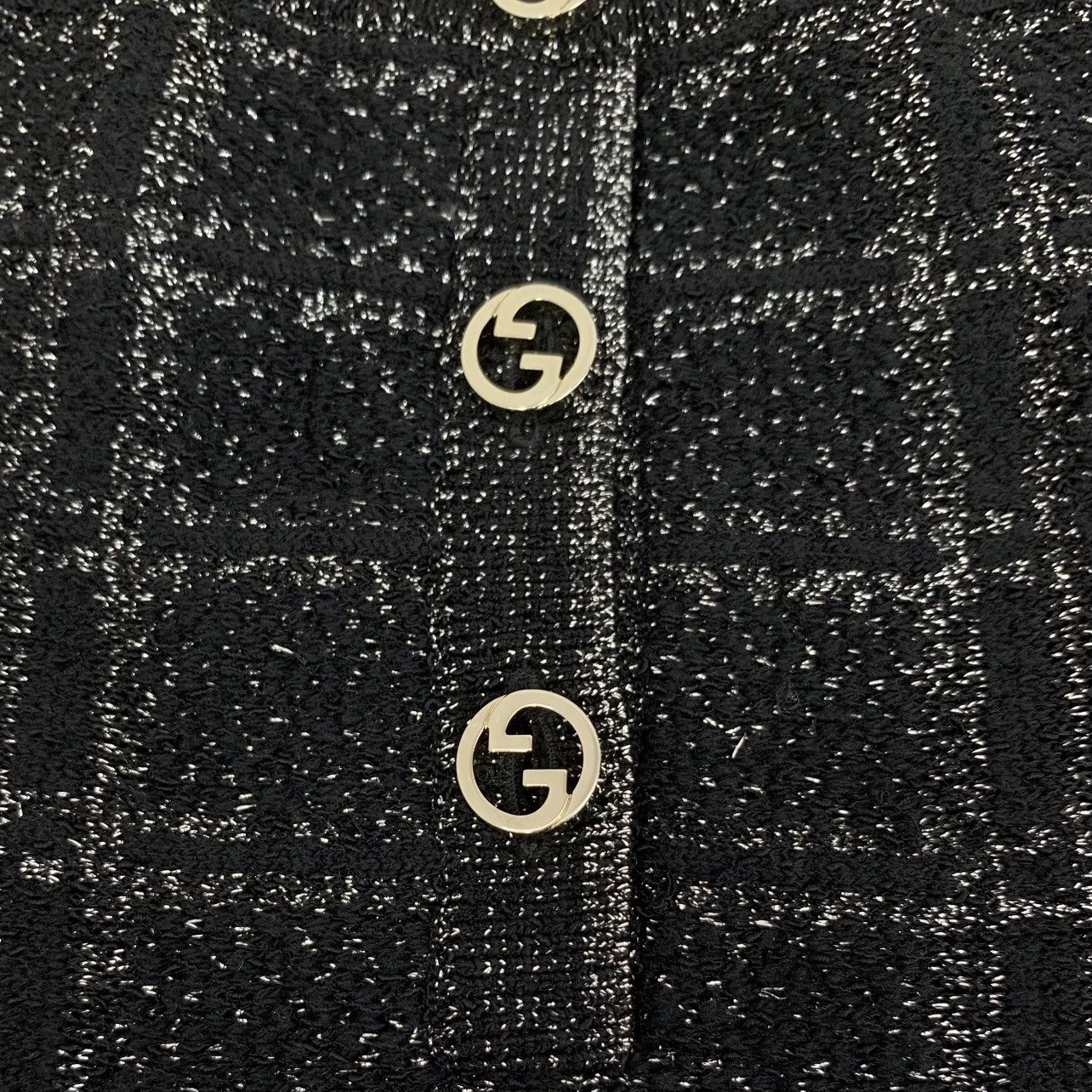 Gucci Gucci Glitter Plaid Wool Woven Sleeveless Slip Dress K26WX Size S / US 4 / IT 40 - 6 Thumbnail