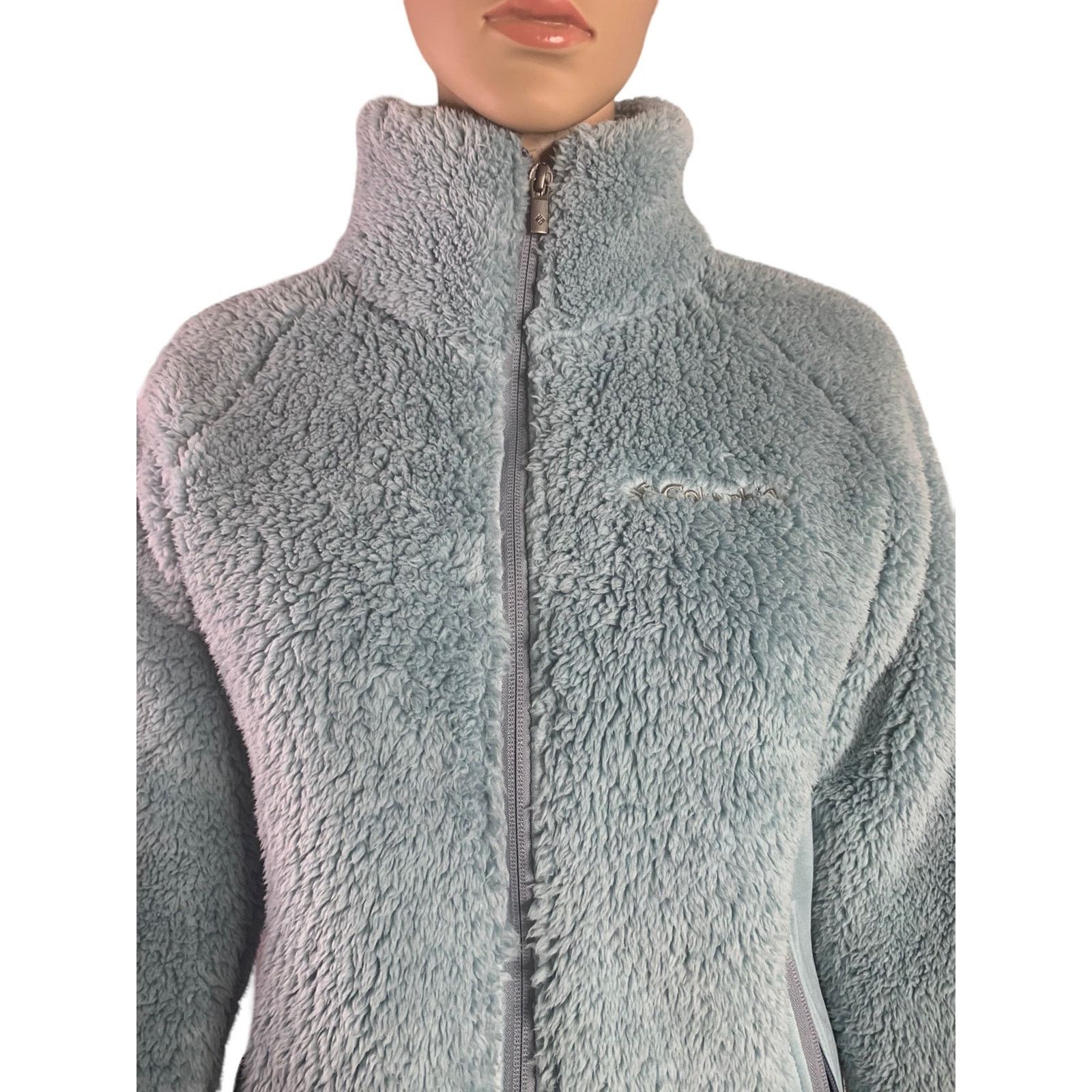 Columbia Columbia Women's S Full Zip Warm Fleece Jacket Zip Pockets Size S / US 4 / IT 40 - 2 Thumbnail