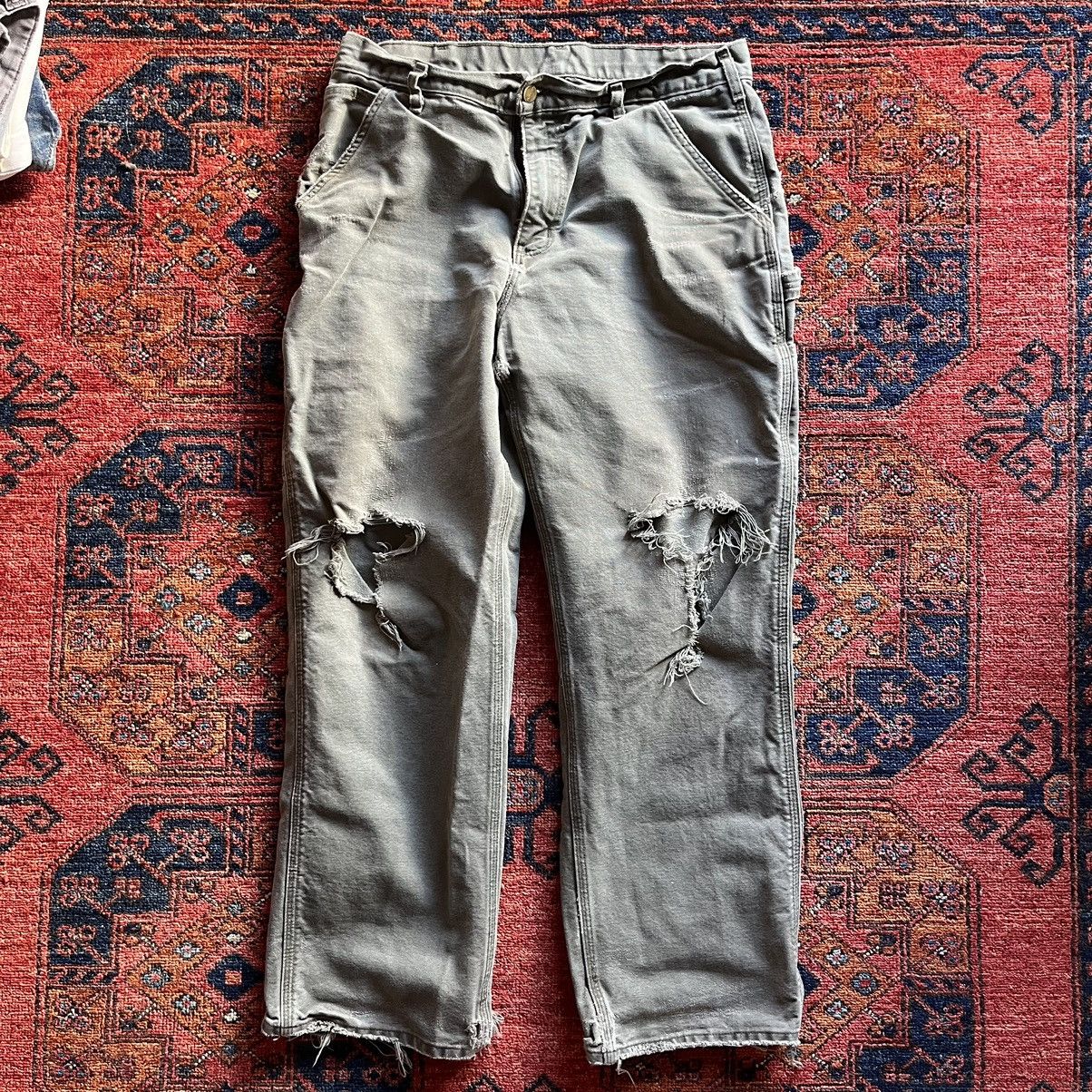 Carhartt Real Distressed Carhartt Pants Size US 34 / EU 50 - 1 Thumbnail