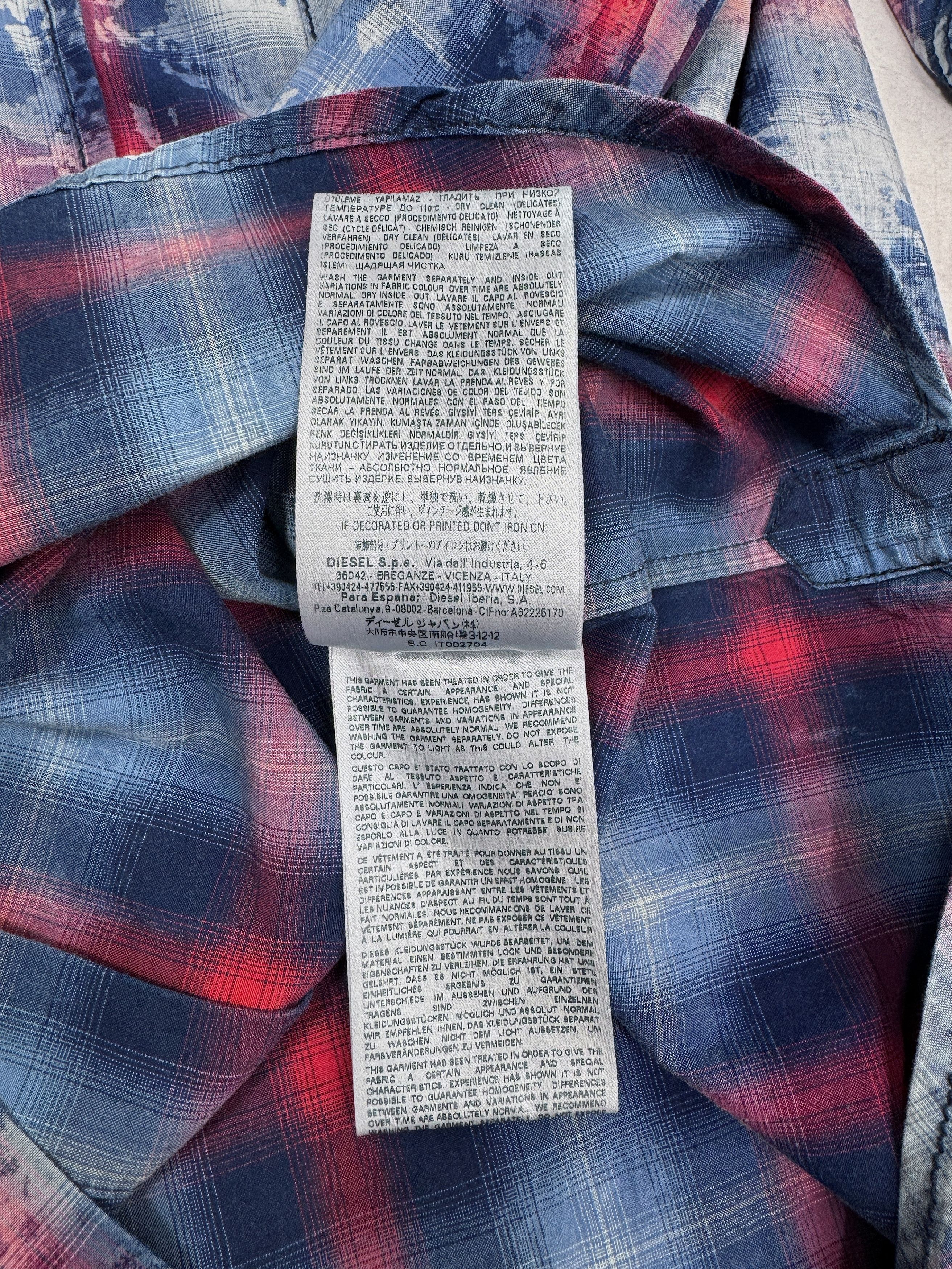 Diesel × Diesel Black Gold Diesel Black Gold Shirt Western Snap Checkered Designed Size US L / EU 52-54 / 3 - 22 Thumbnail