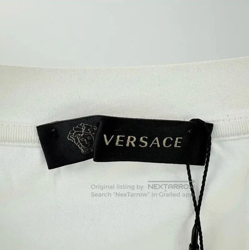 Versace Versace Men's XXL White T-shirt with Pocket . Size US XXL / EU 58 / 5 - 3 Thumbnail