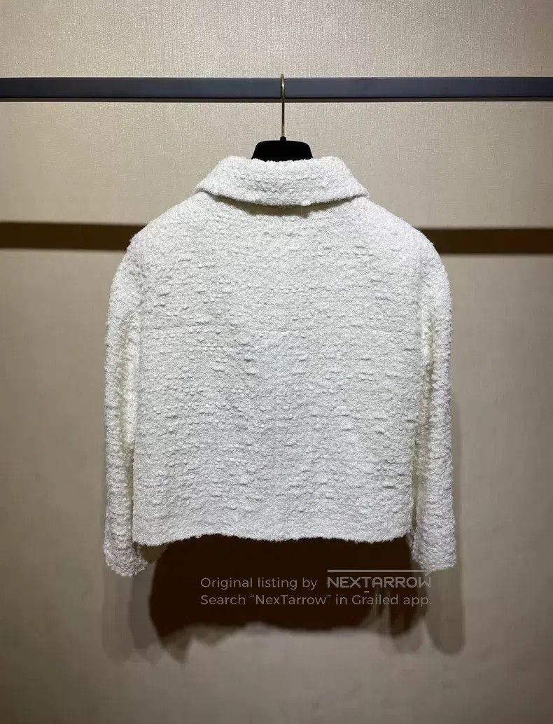 Chanel Chanel Cruise Series Little Sheep White Short Coat Size S / US 4 / IT 40 - 3 Thumbnail