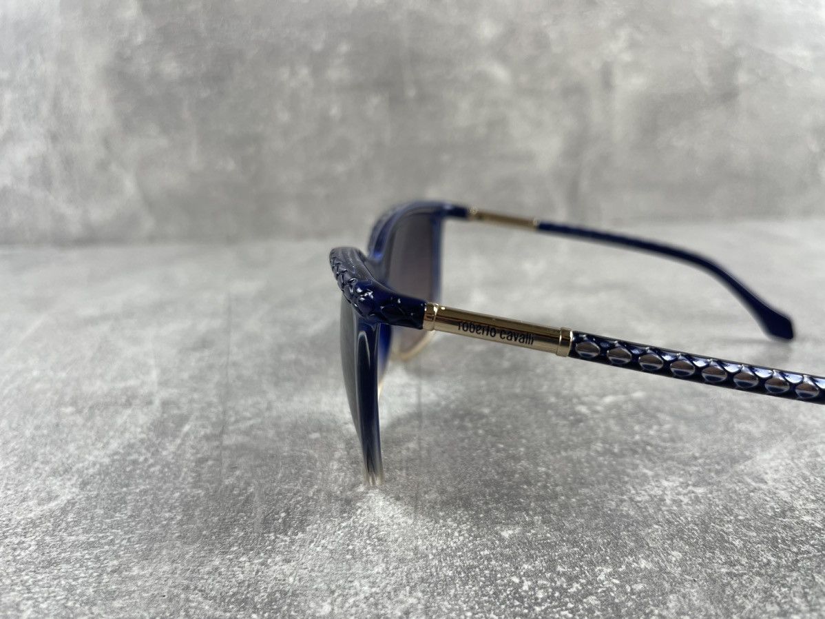 Roberto Cavalli Roberto Cavalli Xaus 874S 92B Blue Ombre Cat Eye Sunglasses Size ONE SIZE - 6 Thumbnail
