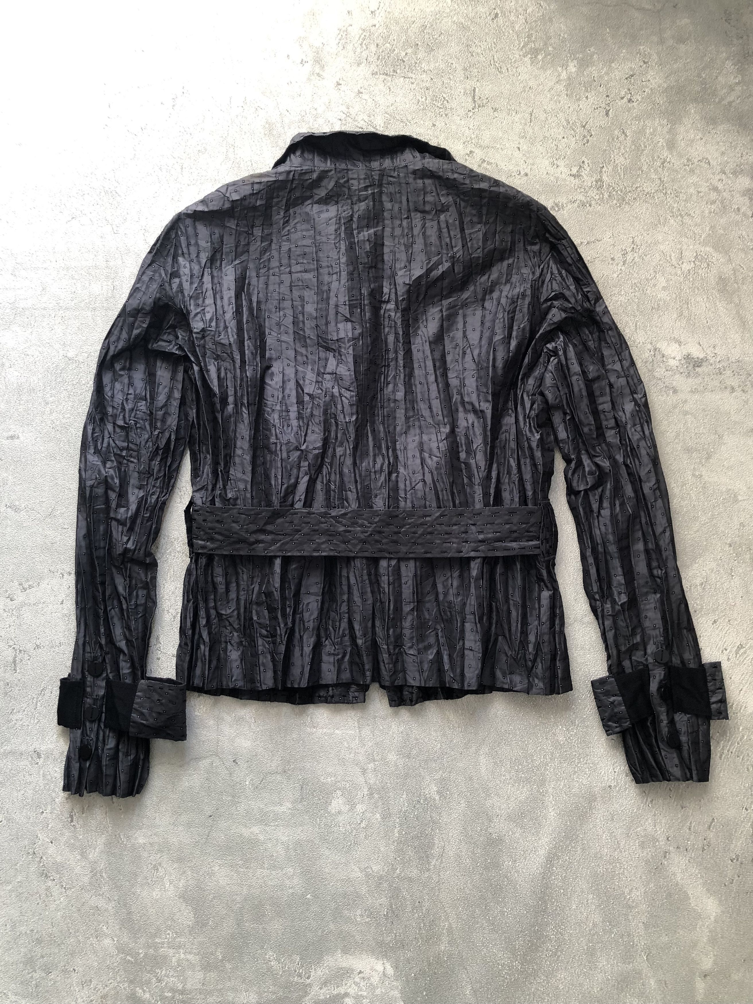 Adolfo Dominguez × Vintage Adolfo Dominguez Jacket Womens Small Black Button Size S / US 4 / IT 40 - 12 Thumbnail