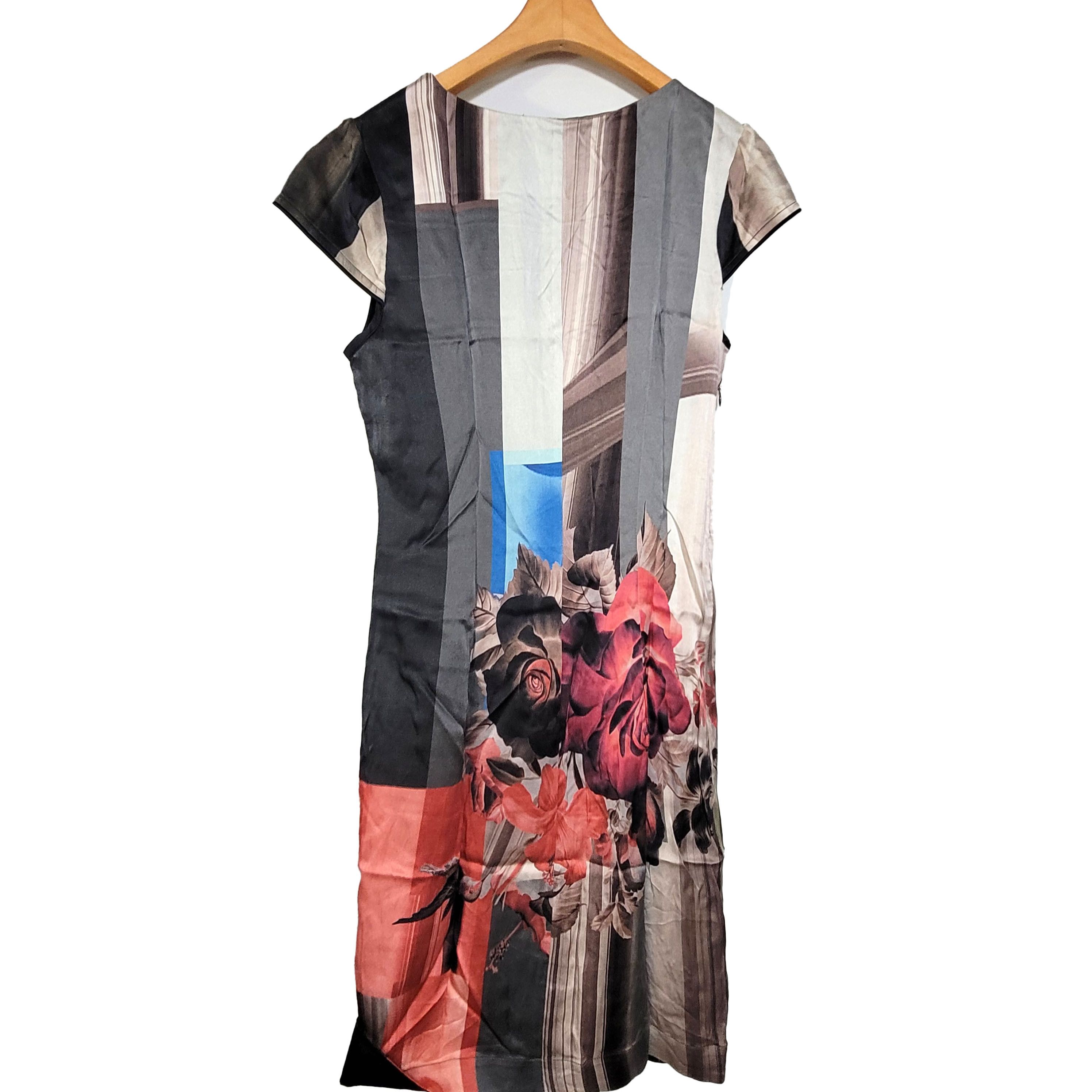 Other Women's Silk Size S Short Sleeve Satin Tank Dress SCB959 Size S / US 4 / IT 40 - 2 Thumbnail