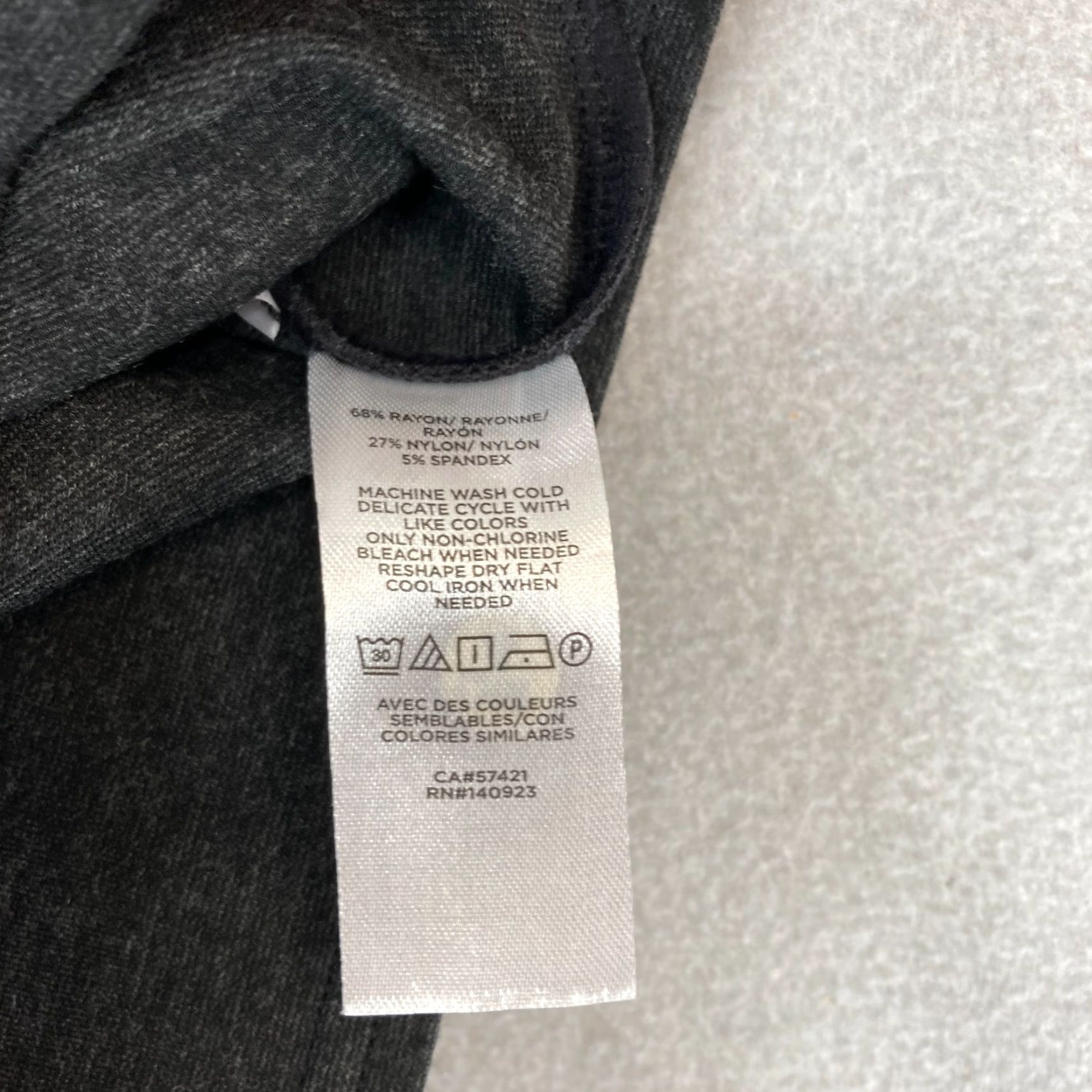 Loft LOFT Leggings Women's Petite Small Dark Gray Stretch Skinny Ankle NWT LOFT Leggings Size 28" / US 6 / IT 42 - 5 Thumbnail