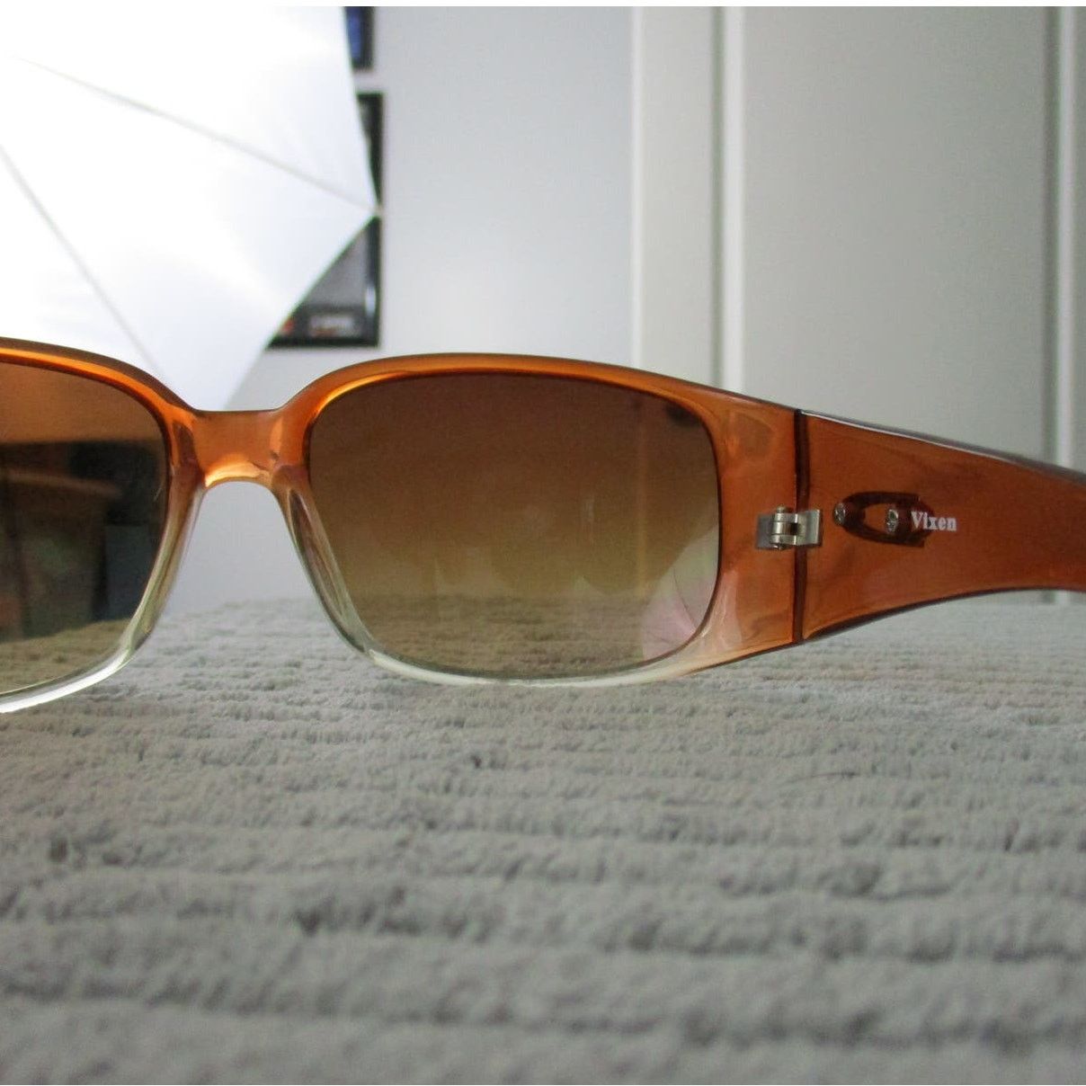 Other Divine Eyewear Vixen Orange Fade/Amber Gradient Sunglasses Size ONE SIZE - 8 Thumbnail
