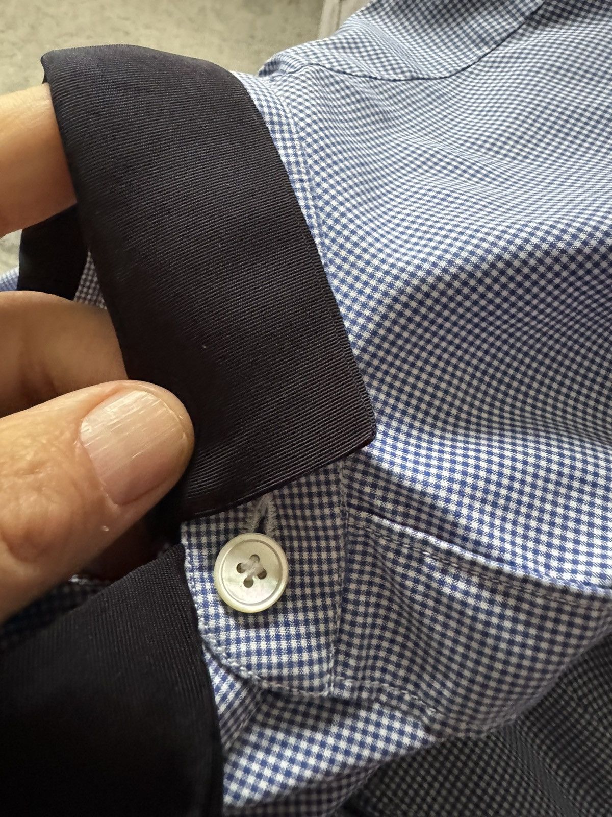 Lanvin LANVIN men shirt SEE REAL TAPE MEASUREMENTS IN PHOTOS Size US L / EU 52-54 / 3 - 23 Thumbnail