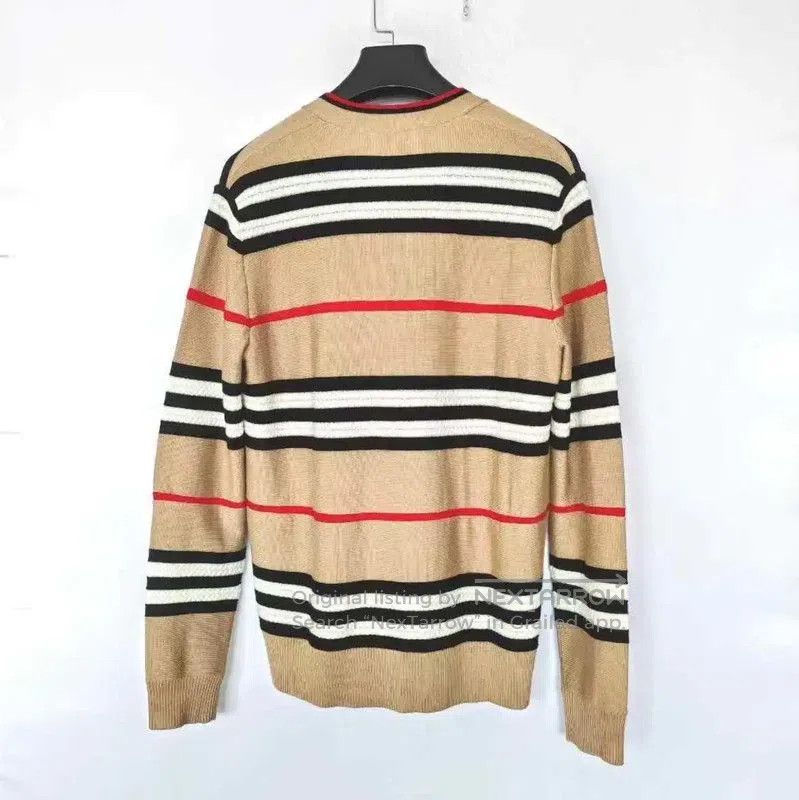 Burberry Burberry Spring Autumn Wool Striped Cardigan. Size M / US 6-8 / IT 42-44 - 1 Thumbnail