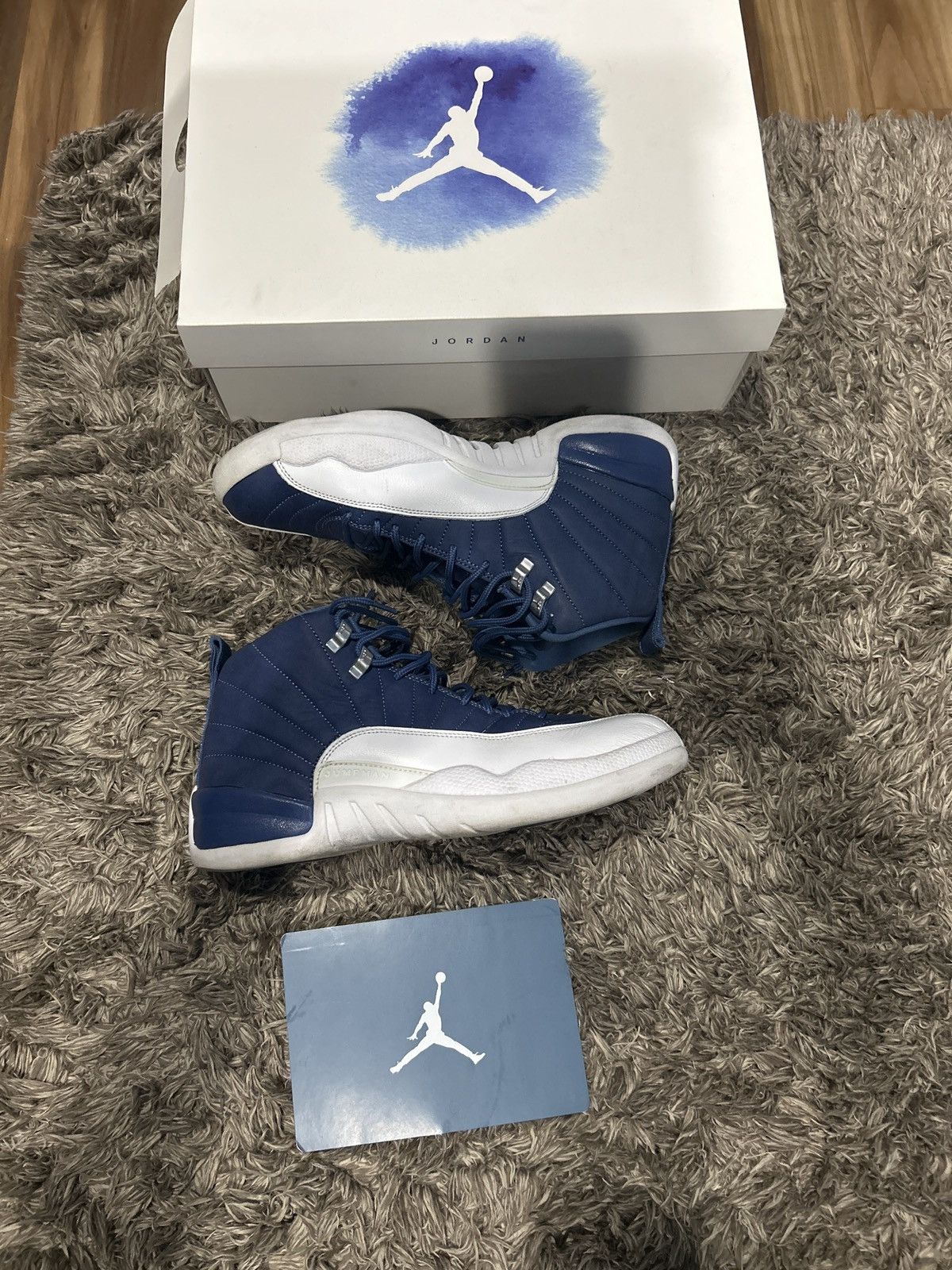Jordan Brand Jordan 12 Indigo ⚠️READ DESCRIPTION⚠️ Size US 10.5 / EU 43-44 - 1 Thumbnail