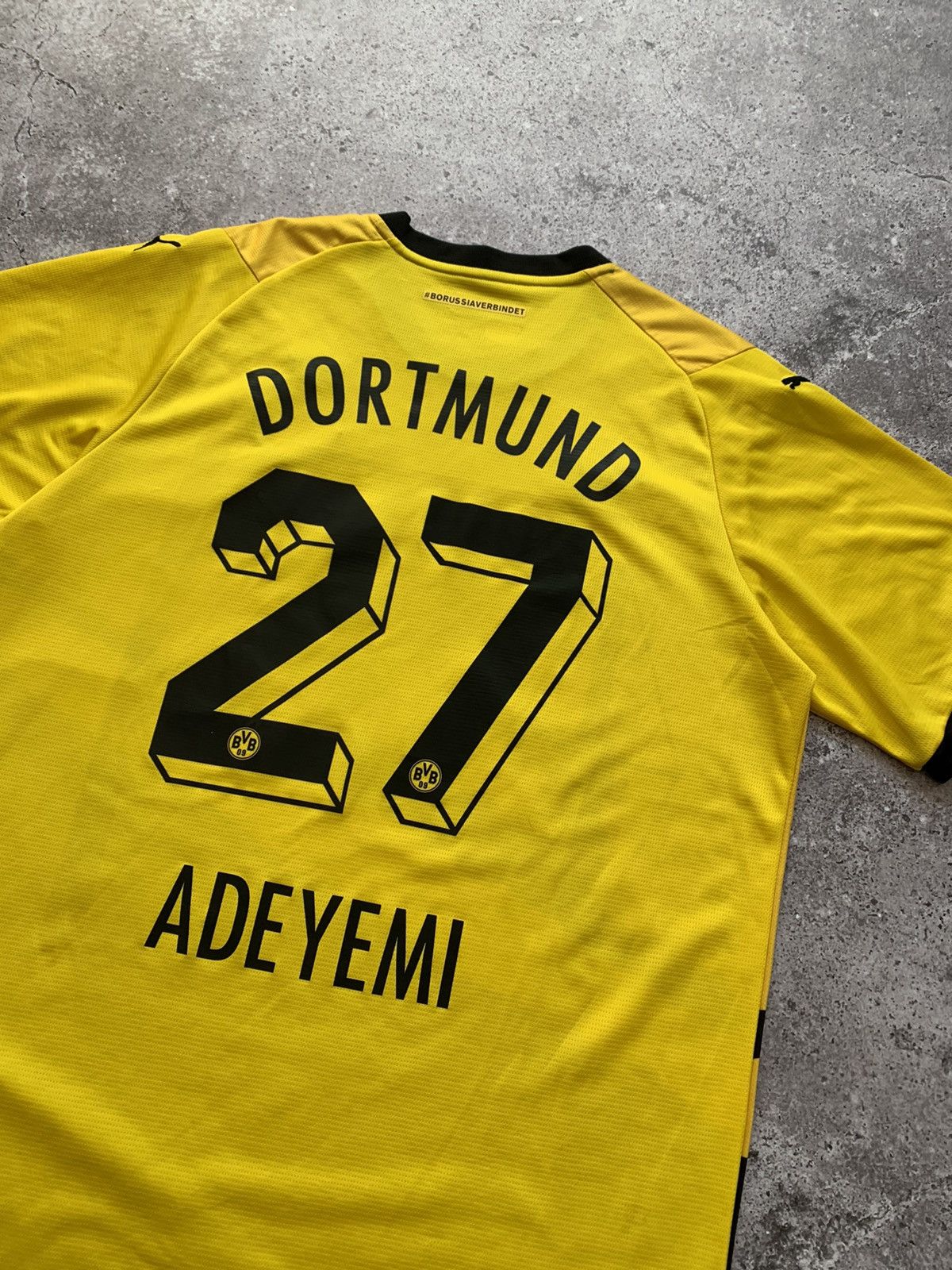 Puma × Vintage 🔥PUMA DORUSSIA DORTMUND 2023 2024 ADEYEMI #27 SOCCER JERSEY Size US XXL / EU 58 / 5 - 3 Thumbnail