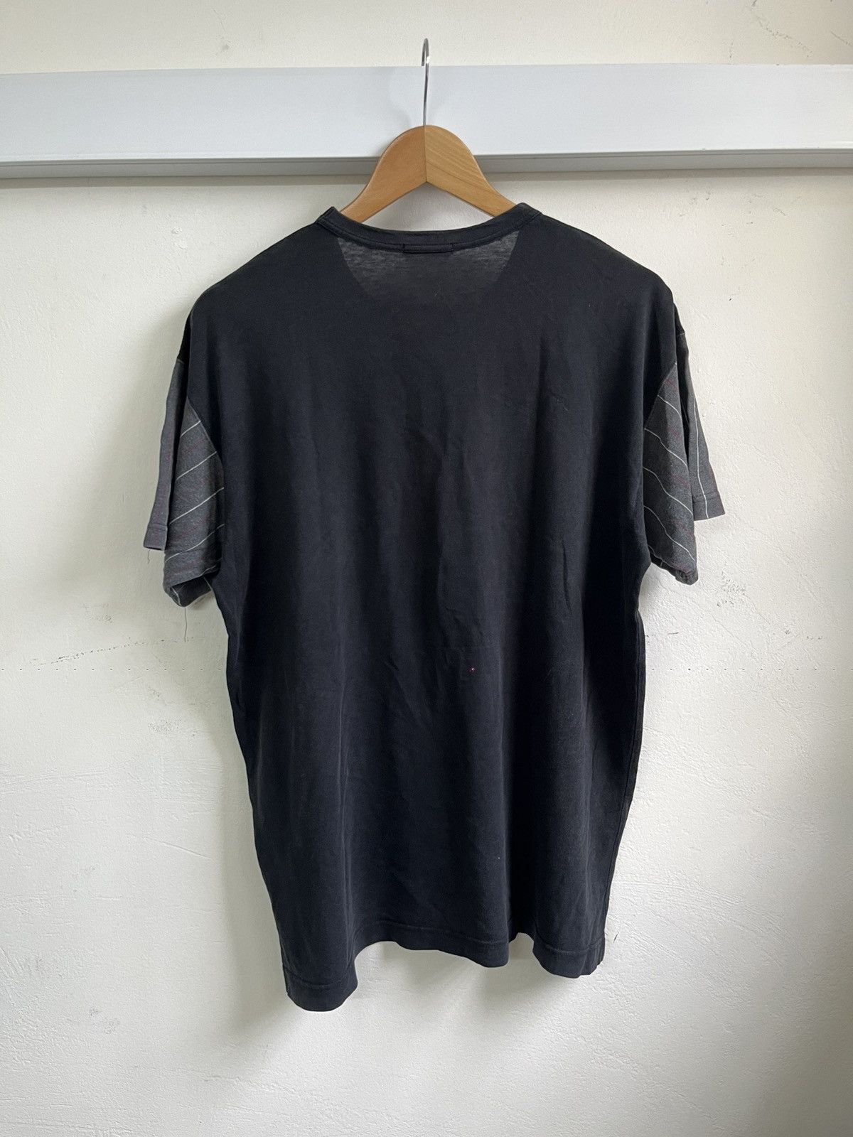 Comme des Garcons Homme Vintage 90s Comme Des Garçons Homme stripes sleeve Tshirt Size US L / EU 52-54 / 3 - 6 Thumbnail
