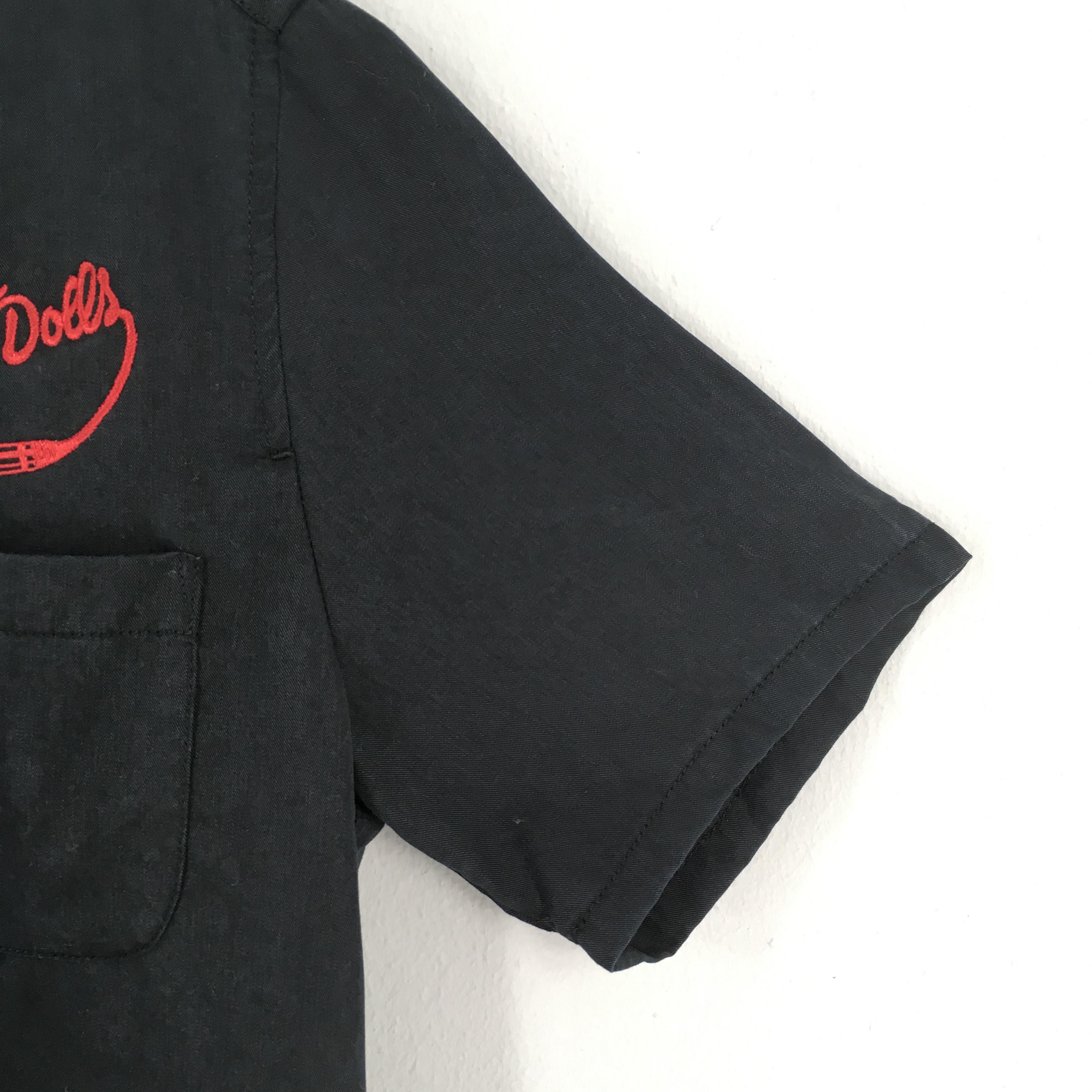 Hysteric Glamour × Japanese Brand × Yoshiyuki Konishi Hysteric Glamour New York Dolls Rockabilly Bowling Shirt S Size US S / EU 44-46 / 1 - 4 Thumbnail
