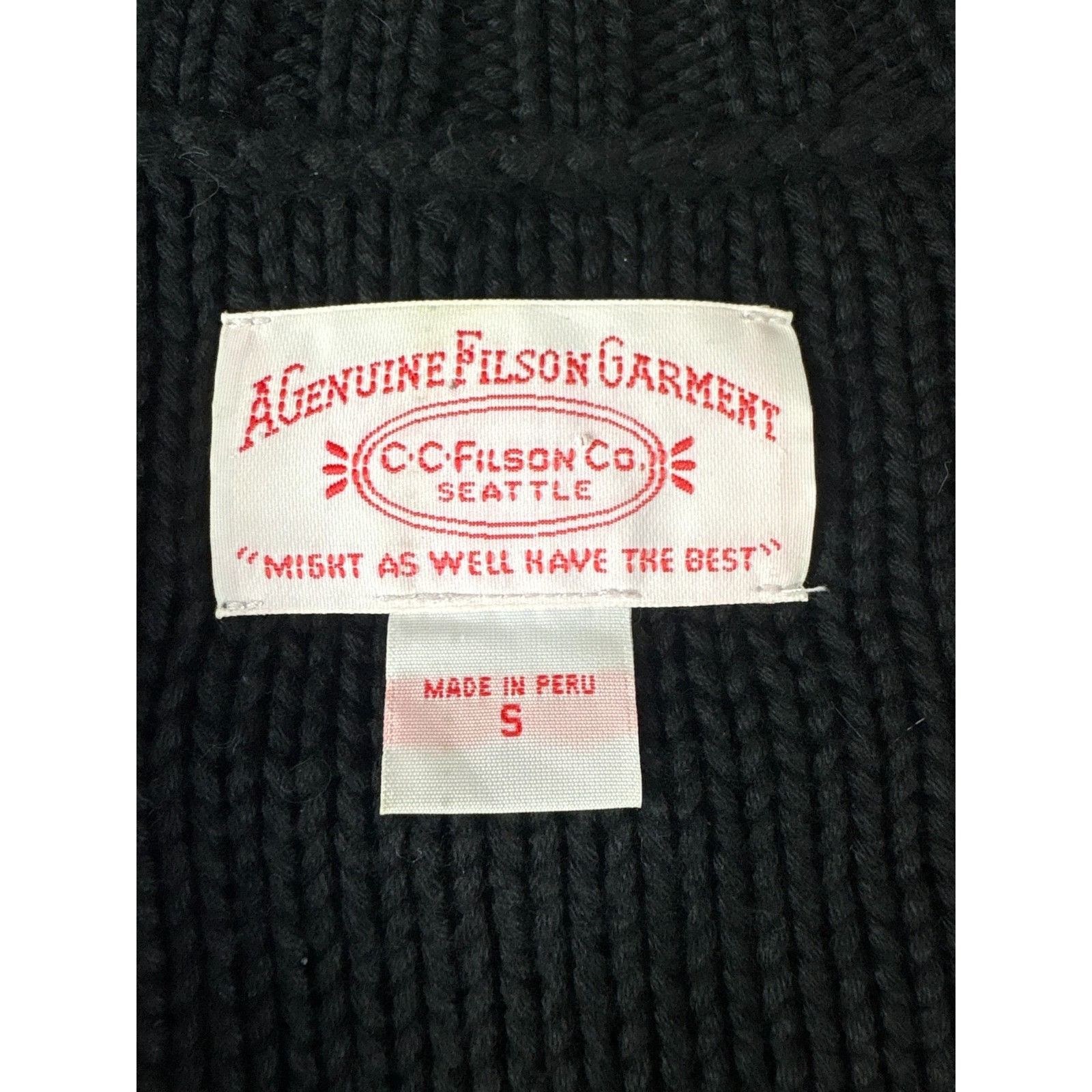 Filson C.C. FILSON full zip cotton heavy Sweater cardigan size S co Size US S / EU 44-46 / 1 - 2 Thumbnail