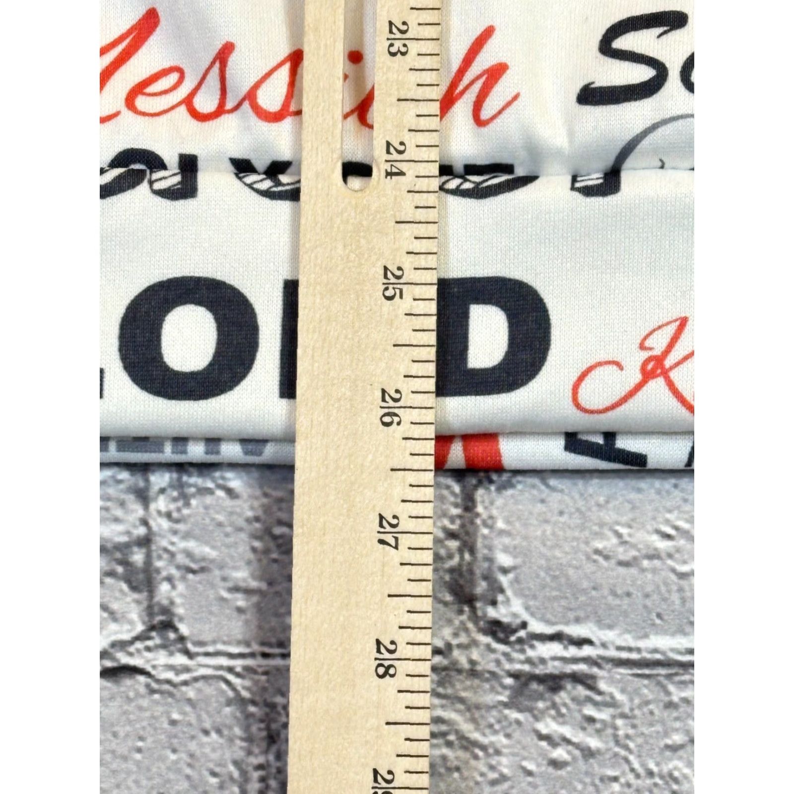 Spell Jesus White Sweatshirt AOP All Over Print Double Sided Spell Out Men's XL Size US XL / EU 56 / 4 - 8 Thumbnail