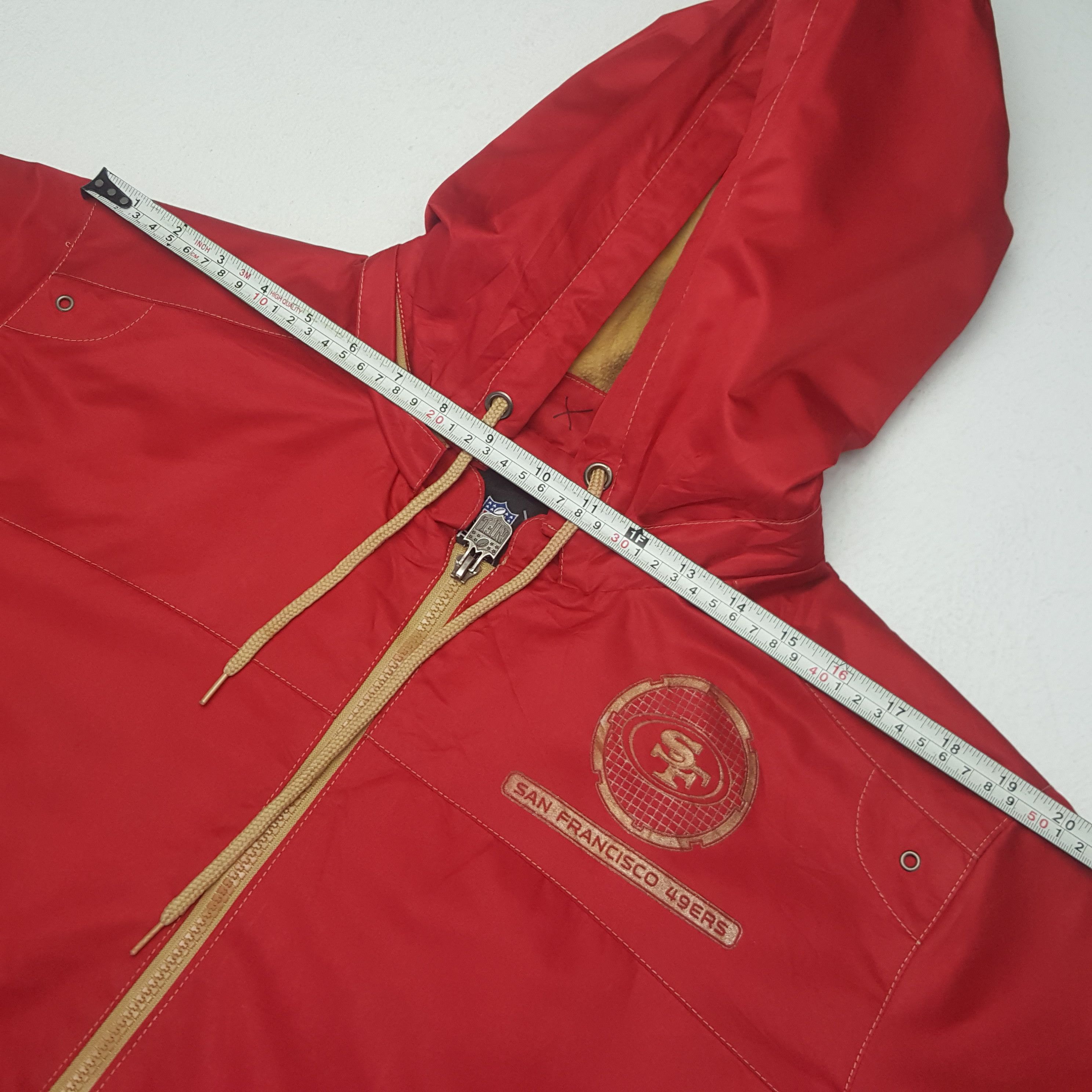 NFL × Vintage Vintage San Francisco 49ERS Zipper Winter Jacket Size US L / EU 52-54 / 3 - 6 Thumbnail