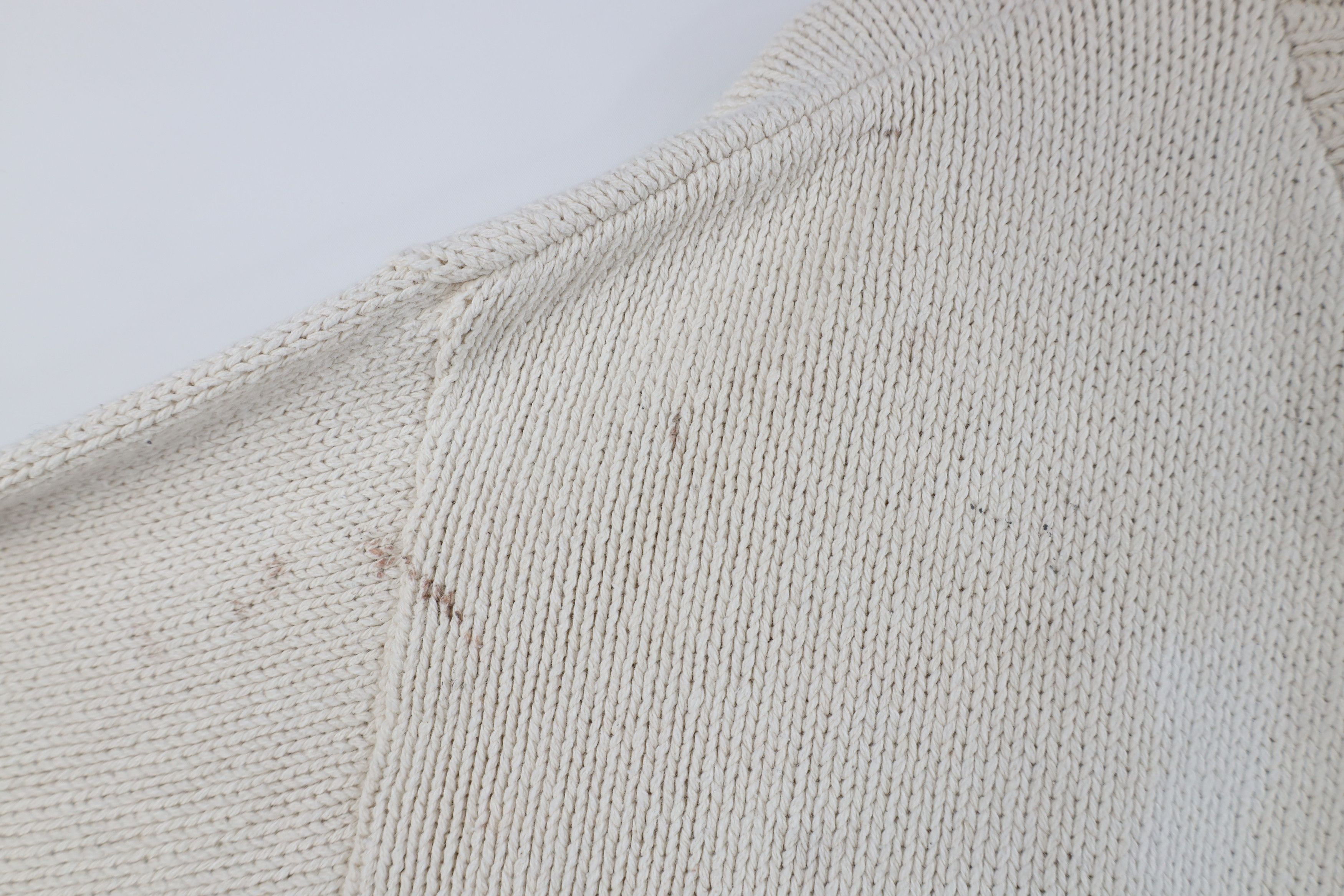 Vintage Vintage 90s Streetwear Stamp Duck Knit Henley Sweater USA Size US XL / EU 56 / 4 - 8 Thumbnail