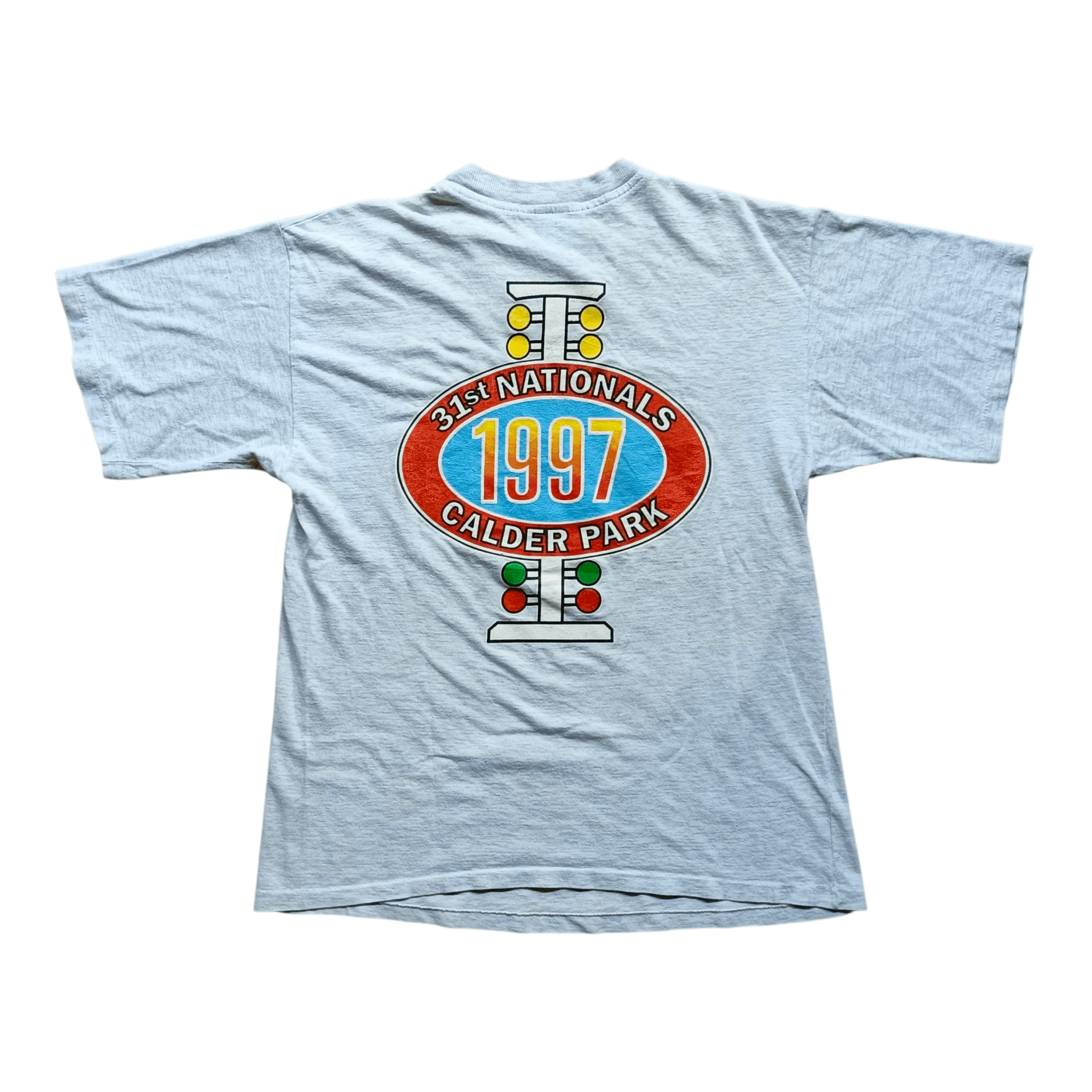 Vintage Vintage Shirt Drag Race 31st NATIONALS 1997 CALDER PARK Size US S / EU 44-46 / 1 - 2 Thumbnail