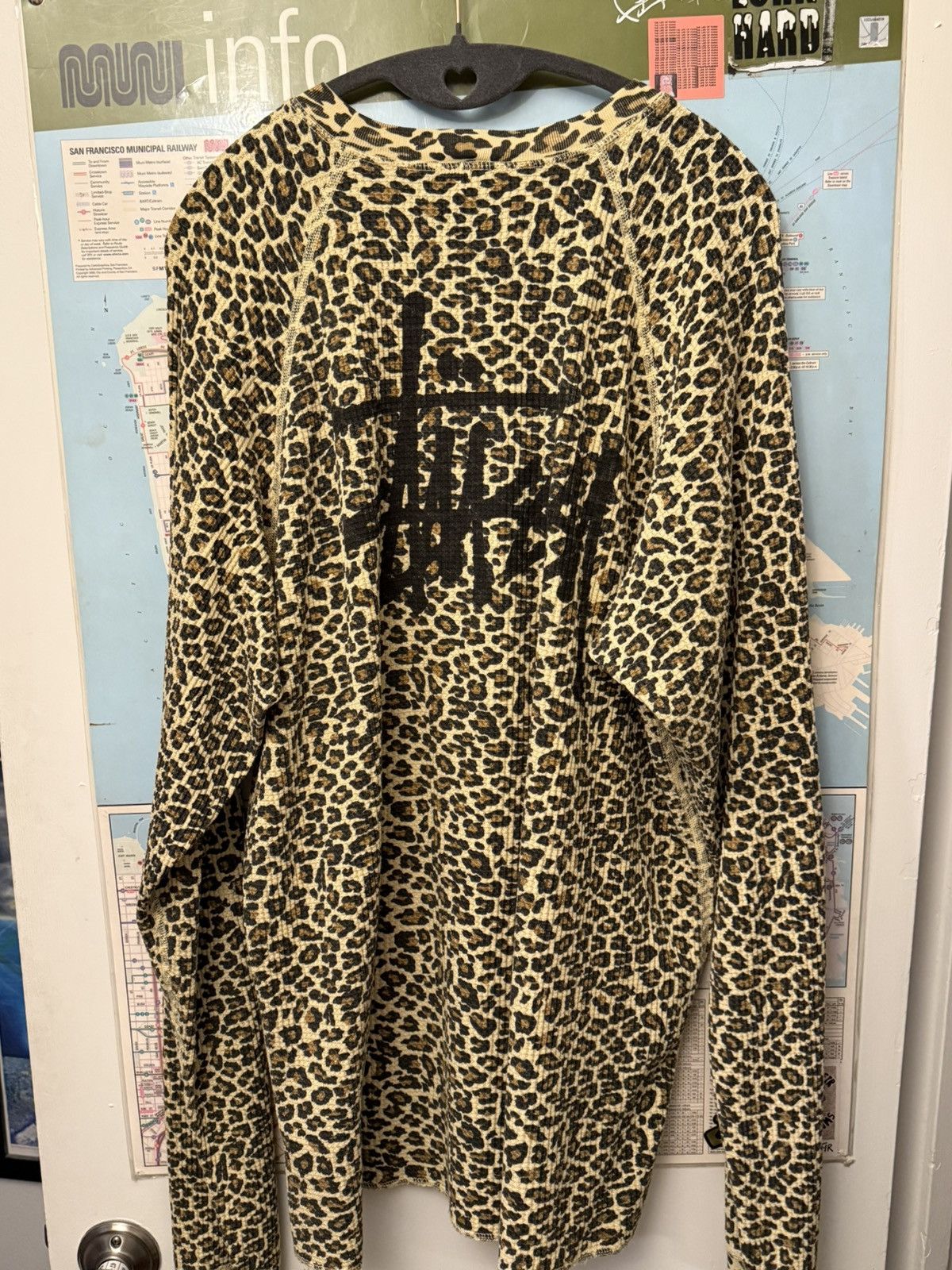Stussy Stussy Basic Thermal L/S Leopard | Grailed