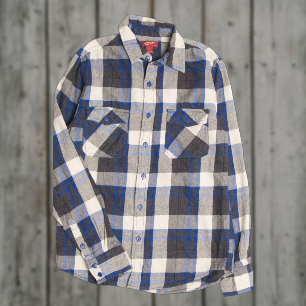 Vintage VINTAGE Arizona Jean Co. Blue Plaid Shirt Small Cotton Button Up Shirt Size US S / EU 44-46 / 1 - 1 Thumbnail