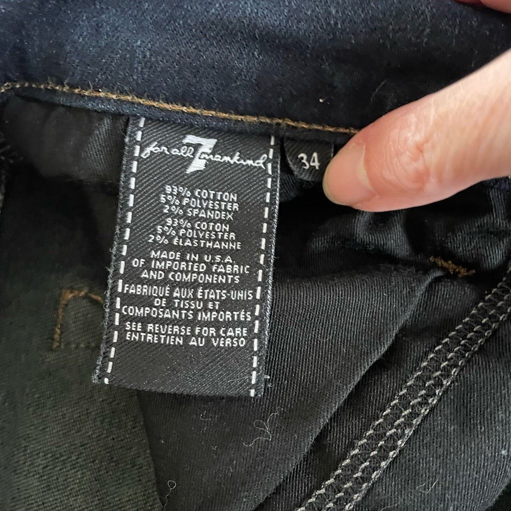 7 For All Mankind 7 For All Mankind Lux Sport Adrien Relaxed Fit Taper Jeans $ Size US 34 / EU 50 - 5 Thumbnail