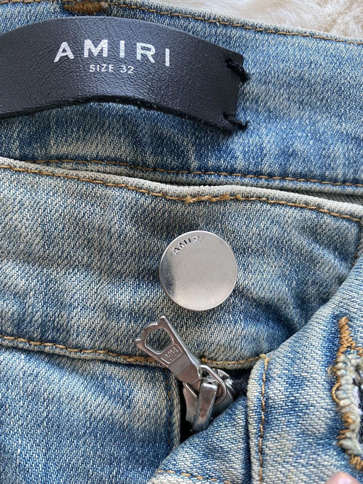 Amiri Amiri Indigo Track Denim Jeans Size US 32 / EU 48 - 6 Thumbnail
