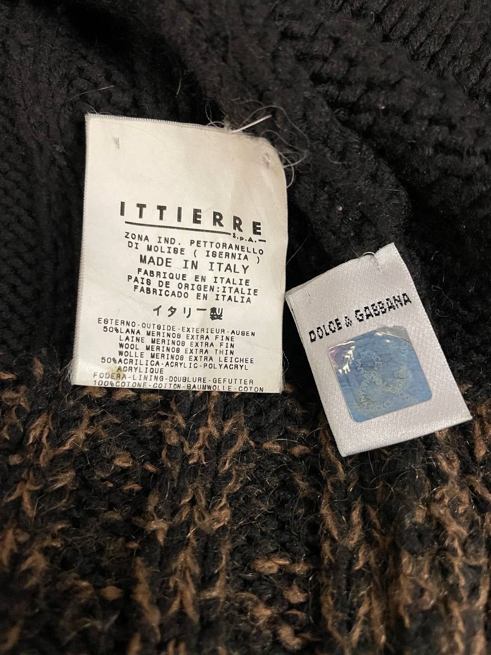 Dolce & Gabbana Dolce&Gabbana Sweater Brown Zip Wool Size US XL / EU 56 / 4 - 11 Thumbnail